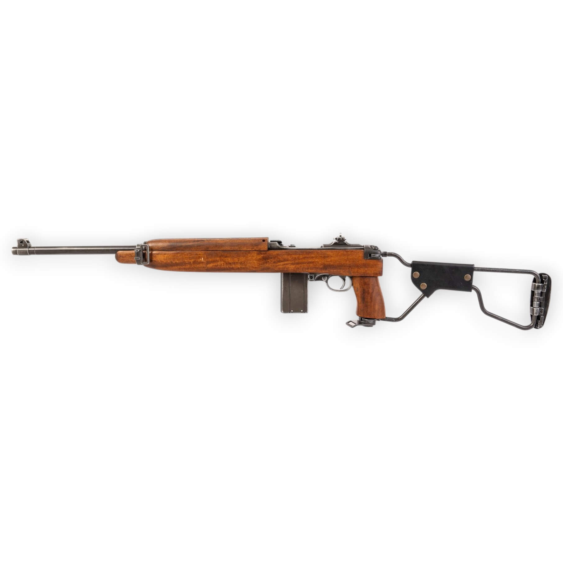Réplica de una carabina M1A1, Paracaidista Cal 30, USA 1942 (II WW) en madera con culata plegable