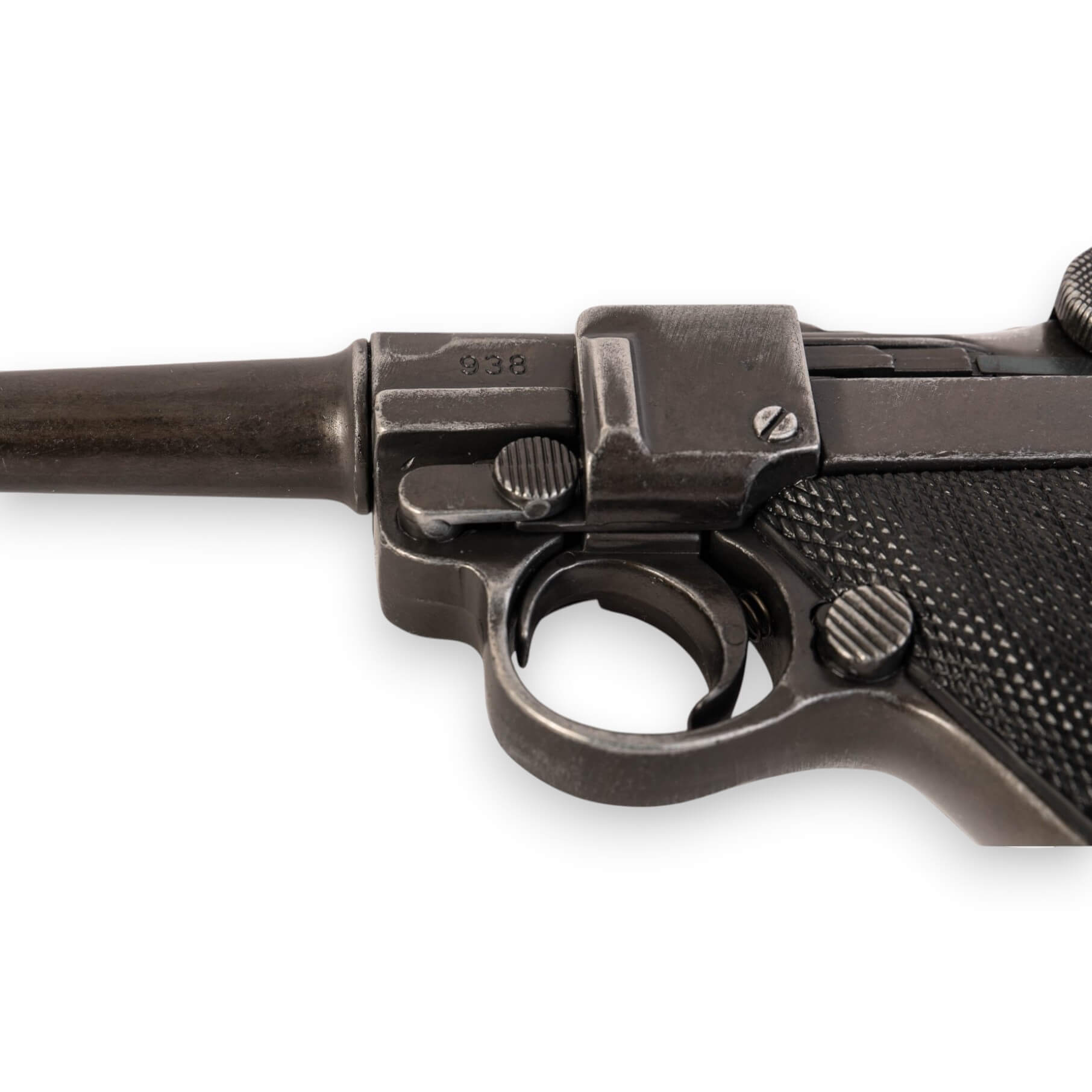 Réplica de Pistola Parabellum Luger P08, Alemania 1898 de metal con cachas de plástico