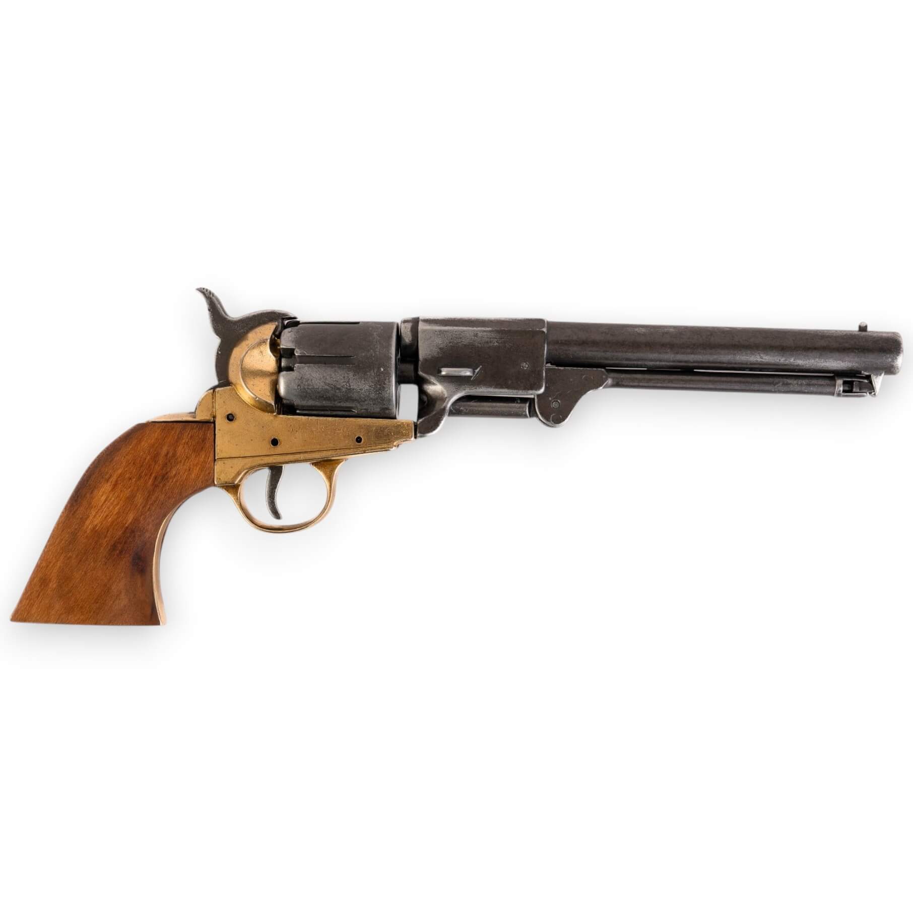 Réplica de revólver Confederado, USA 1860 en metal y madera Guerr...