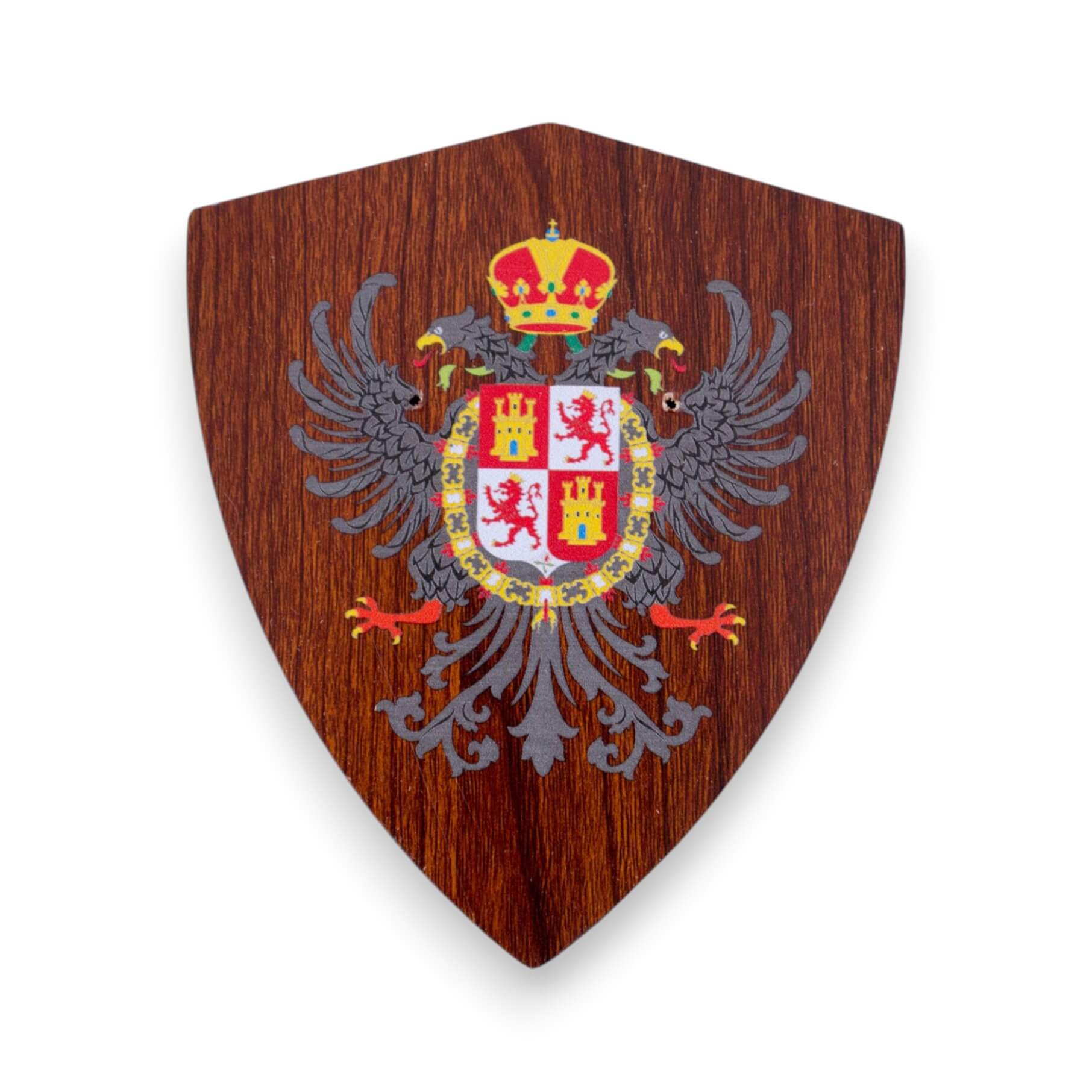 Dolchständer aus Holz mit aufgedrucktem Wappen von Toledo, 13 x 1...