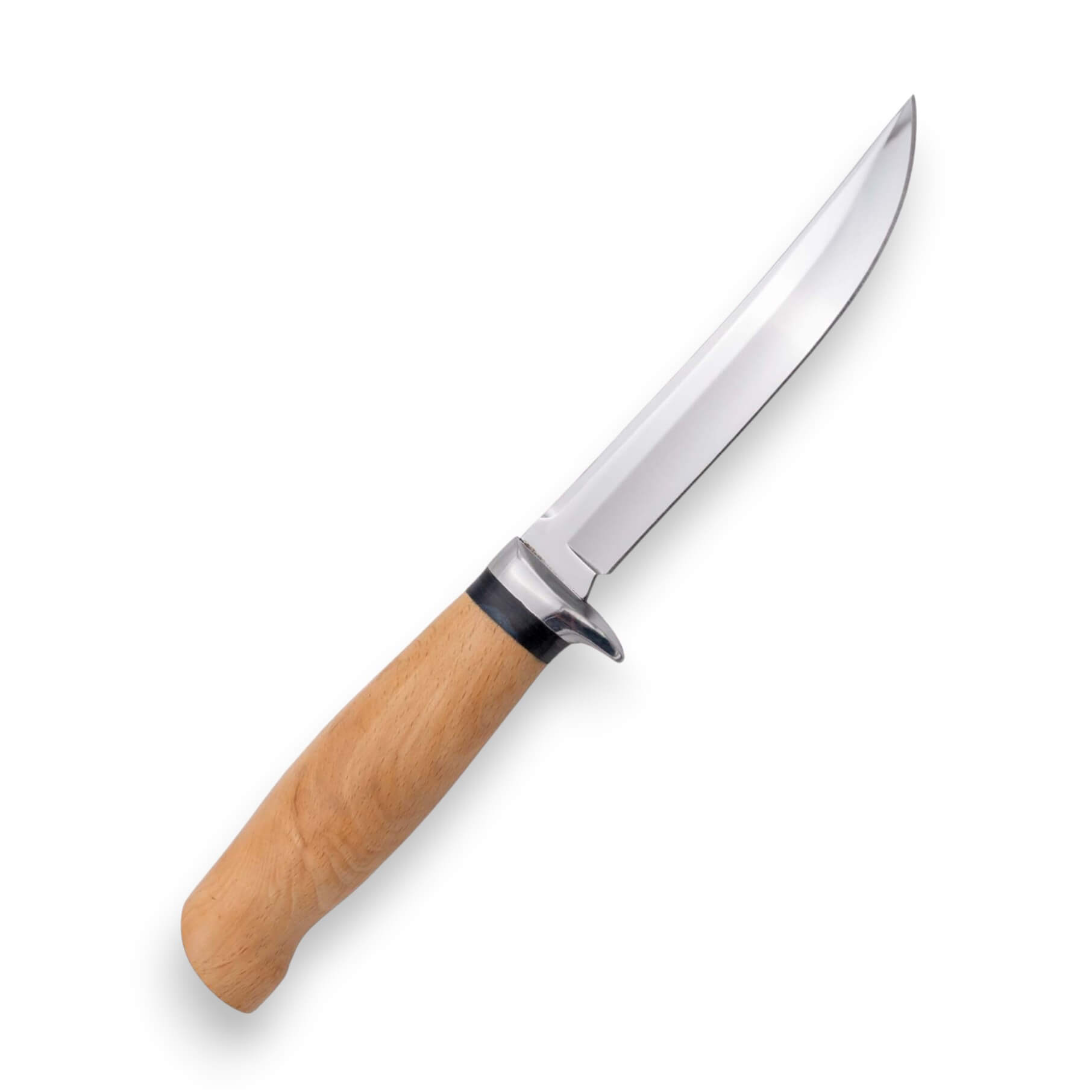 Taktisches Messer mit 13,8 cm langer Klinge und Buchenholzgriff mit Scheide