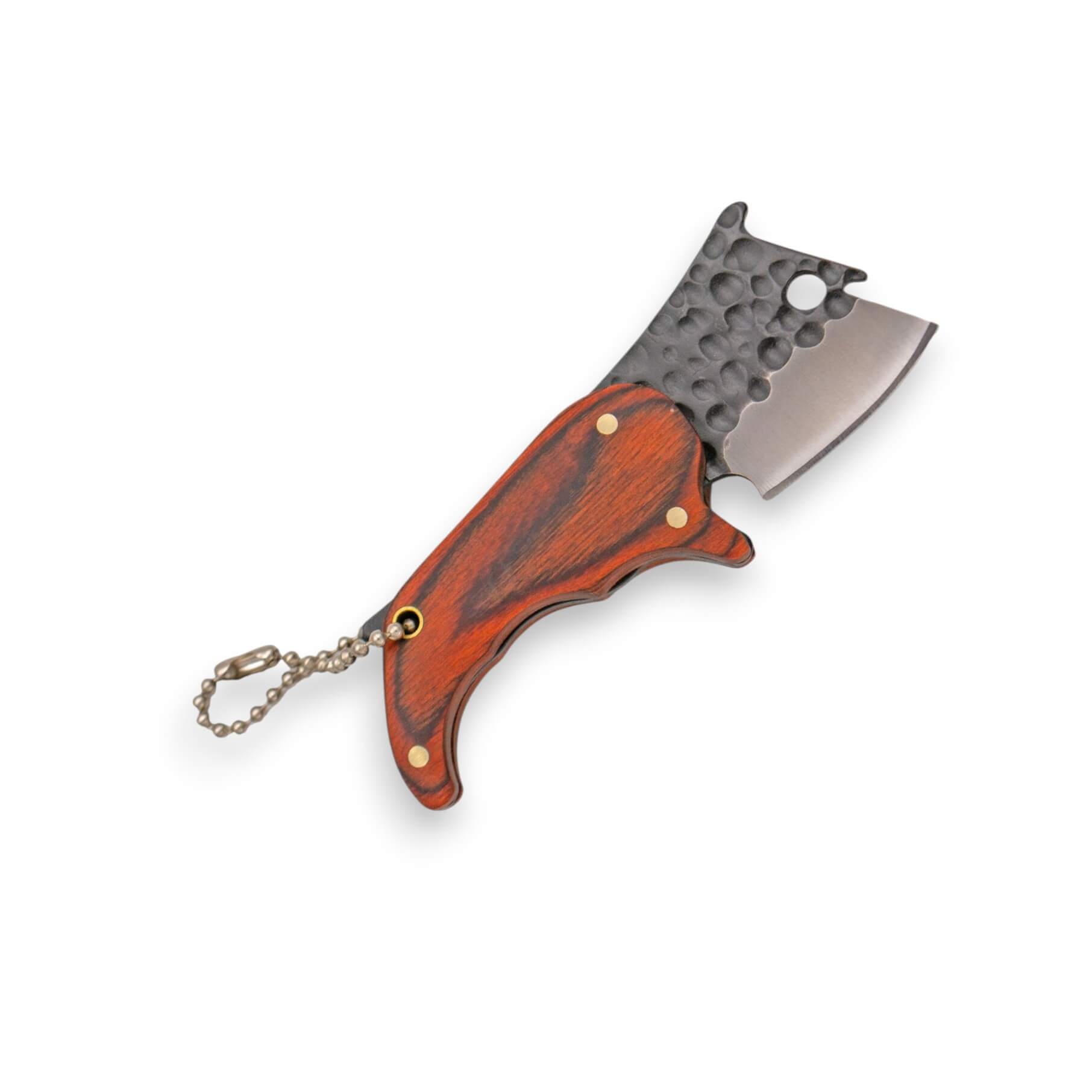 Miniaturmesser mit 3 cm langer, gehämmerter Klinge K2482