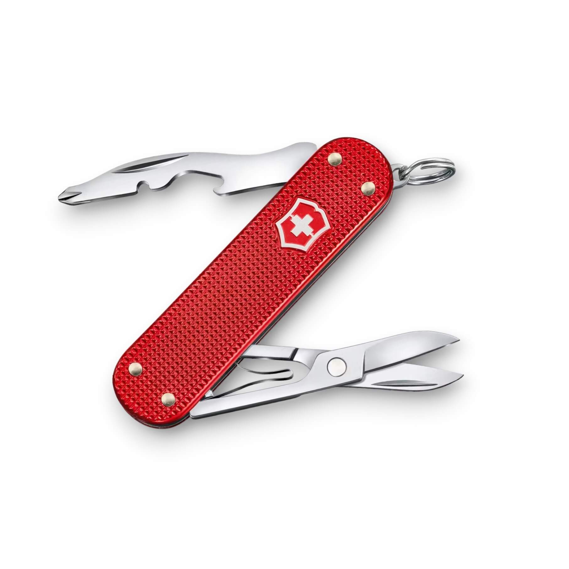 Couteau multifonction Victorinox Companion S Alox rouge à 5 fonct...