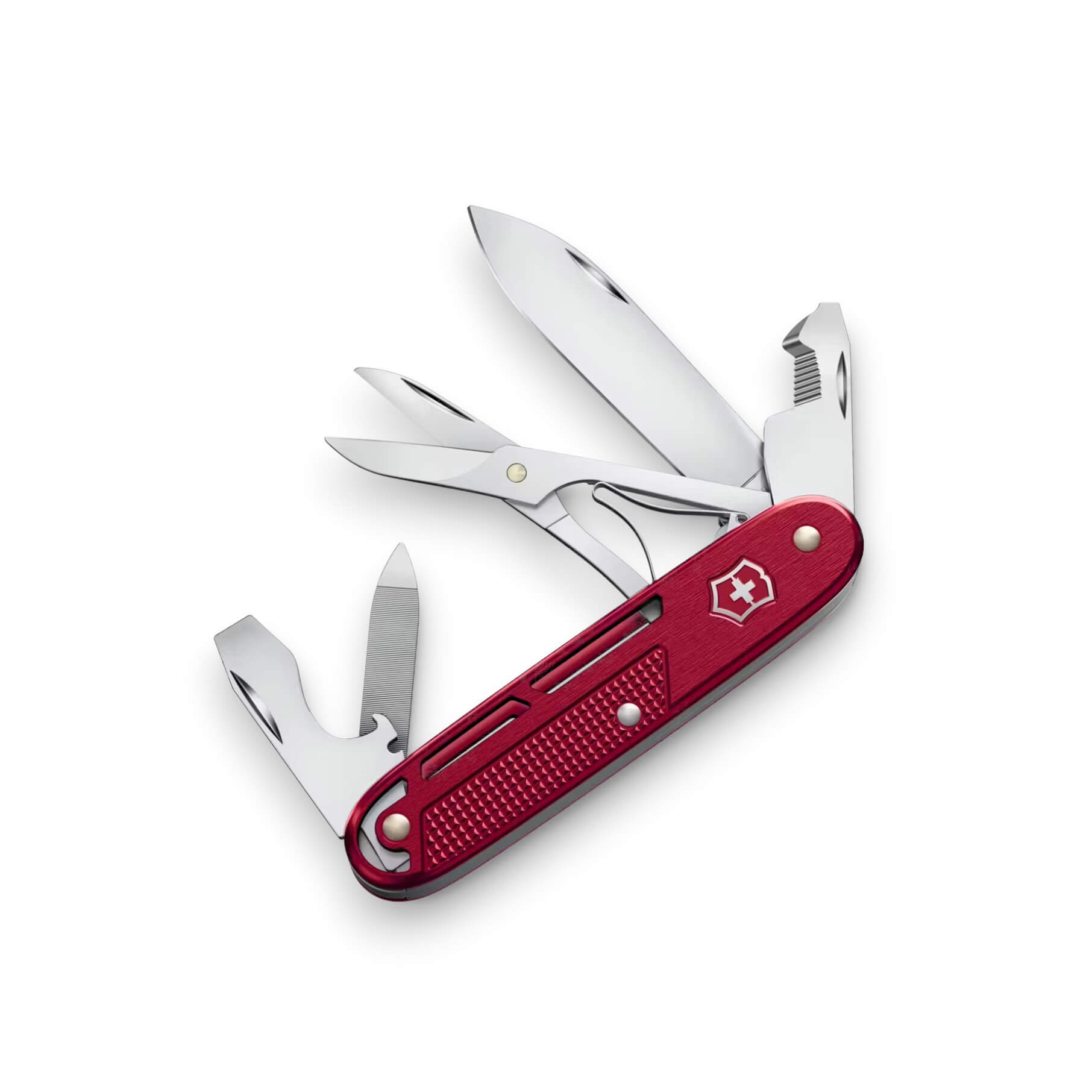 Victorinox Synergy X Alox rotes Messer, 93 mm, 10 Funktionen