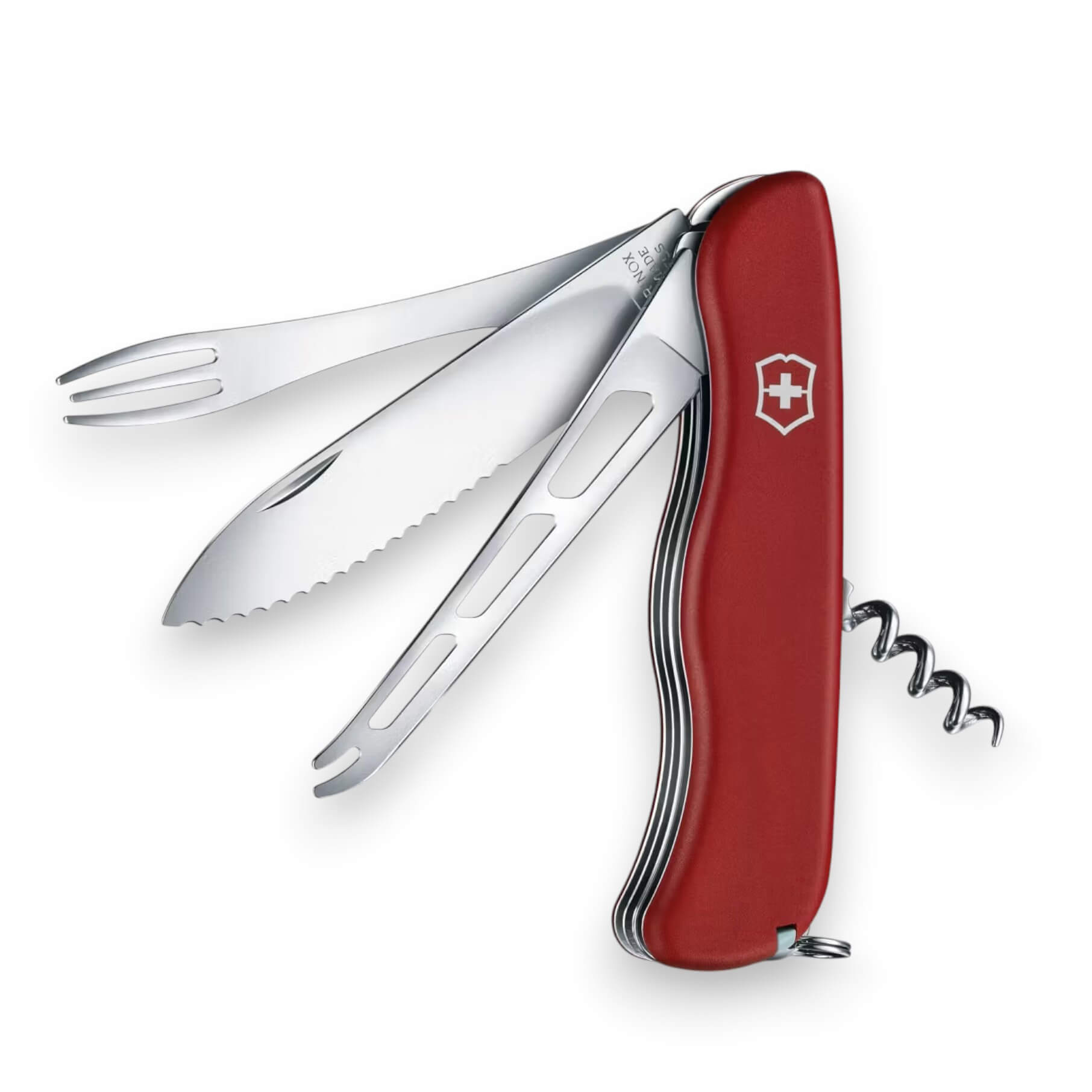 Victorinox Cheese Master rotes Multifunktionsmesser mit 8 Funktionen