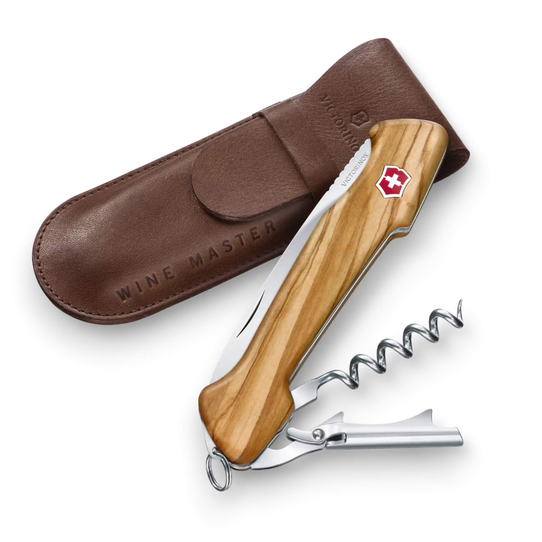 Navaja multiusos Victorinox Wine Master Wood olivo con 6 funciones