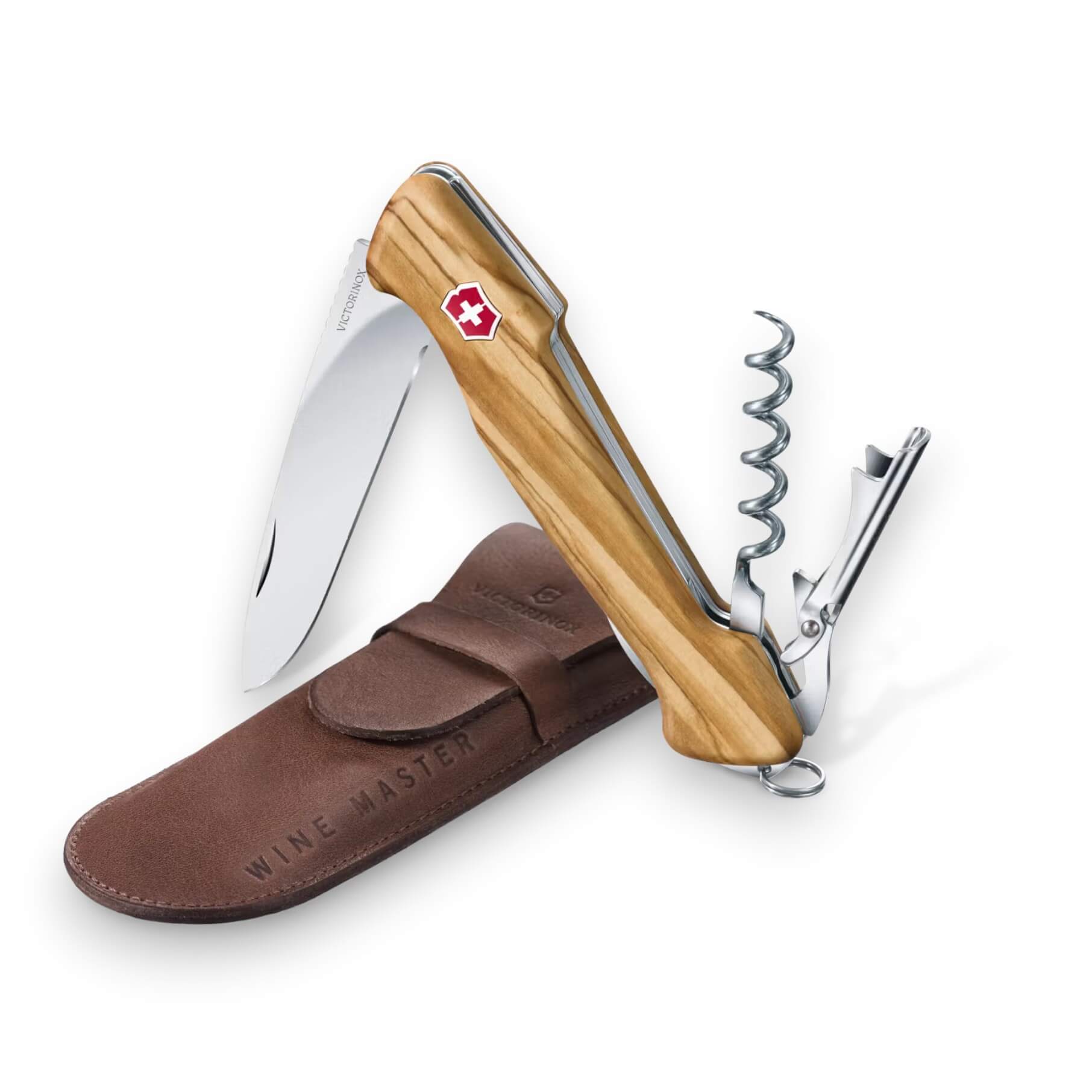 Navaja multiusos Victorinox Wine Master Wood olivo con 6 funciones