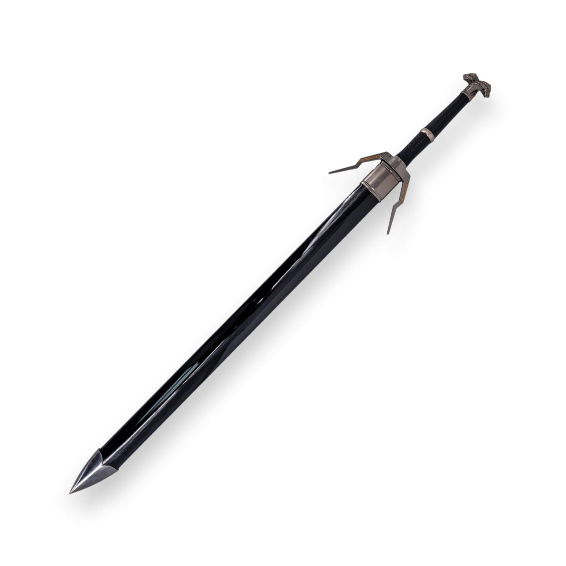 Espada de prata de Geralt de Rivia, do jogo The Witcher, com lâmina de bambu de 90 cm