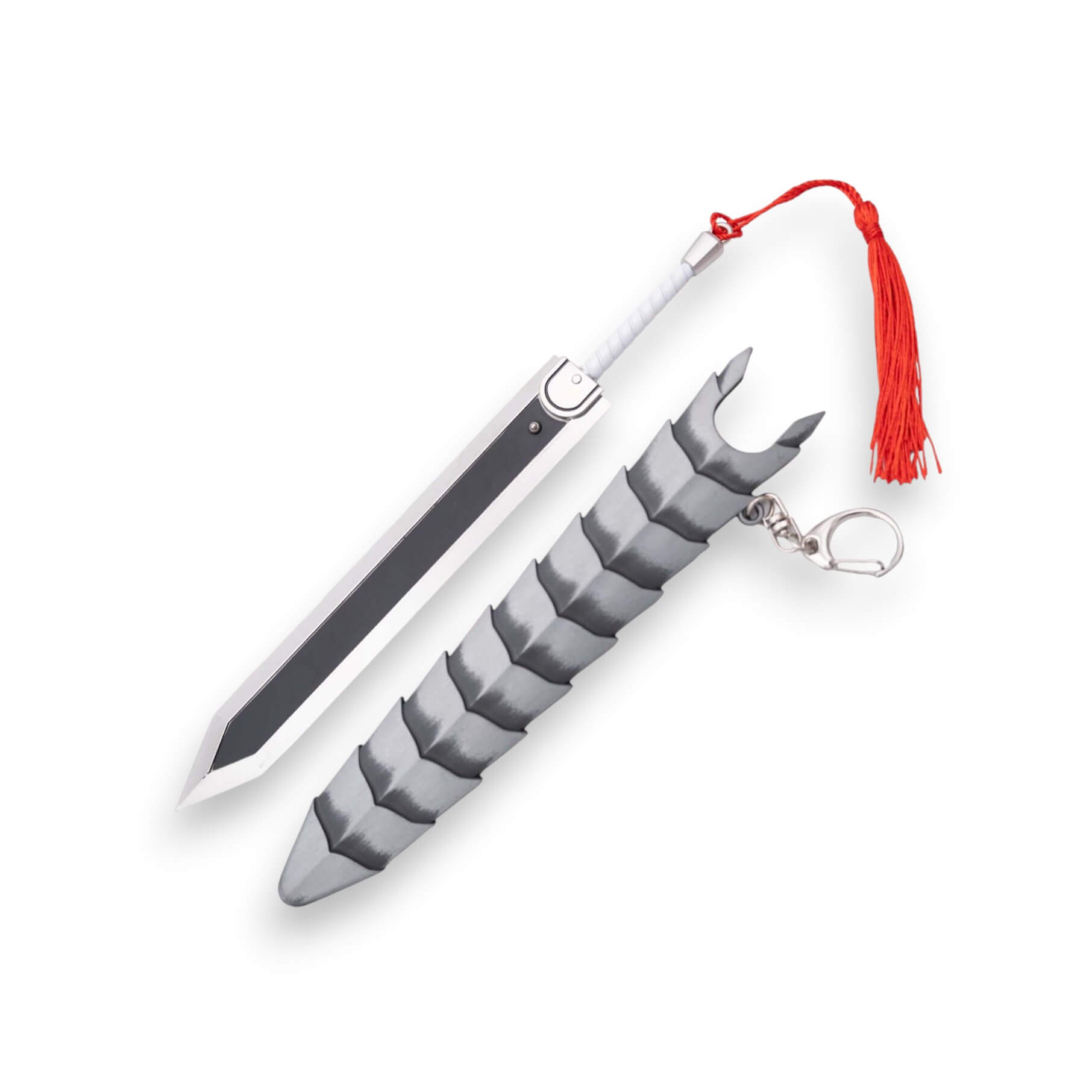 Portachiavi con spada Bershek Dragon Slayer, 22 cm, con supporto