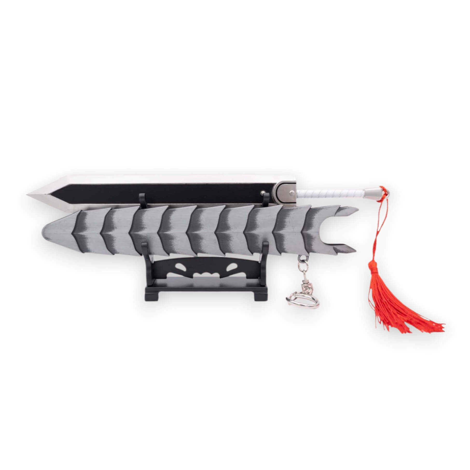 Portachiavi con spada Bershek Dragon Slayer, 22 cm, con supporto