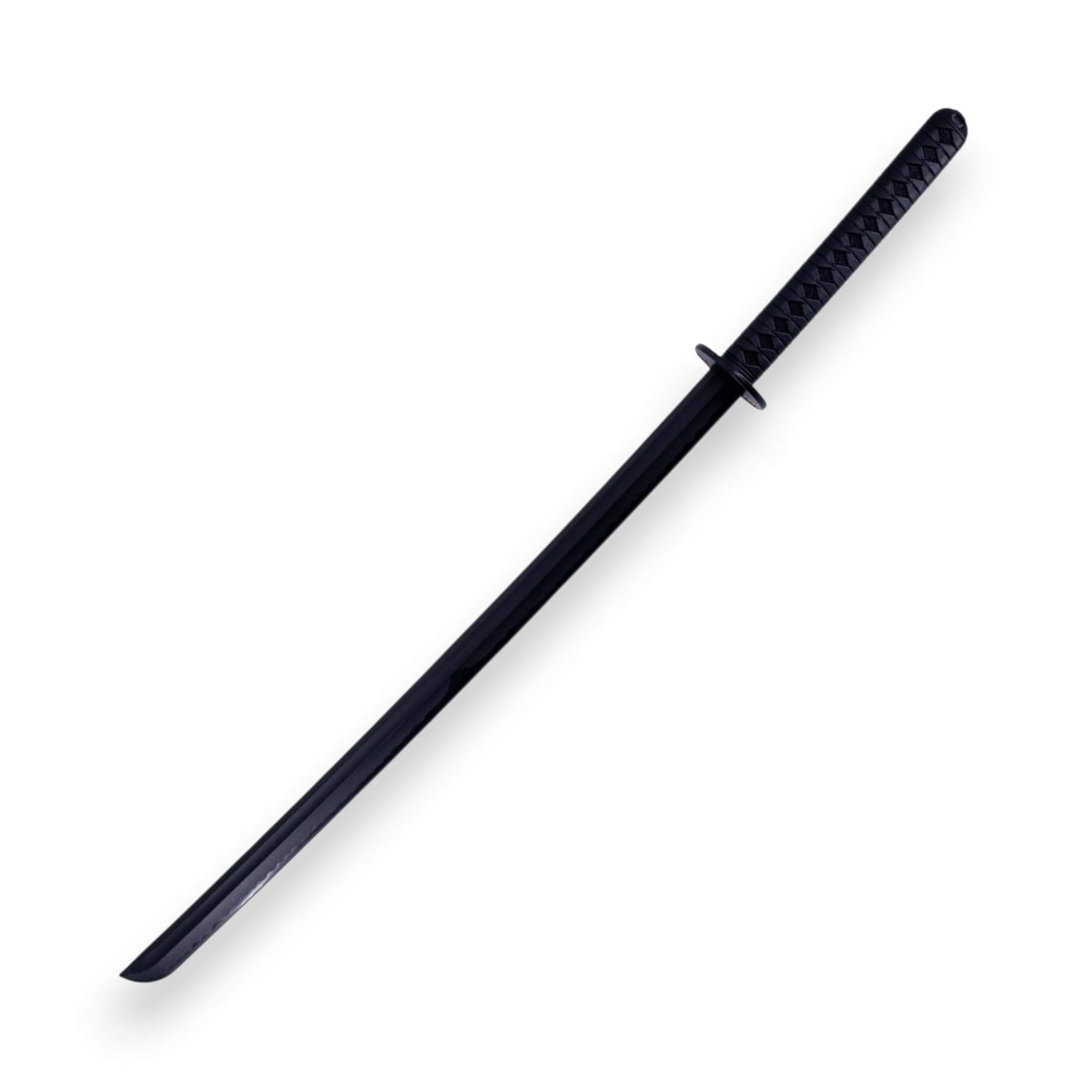 Bokken de treino de 110 cm em polipropileno preto com tsuba preta