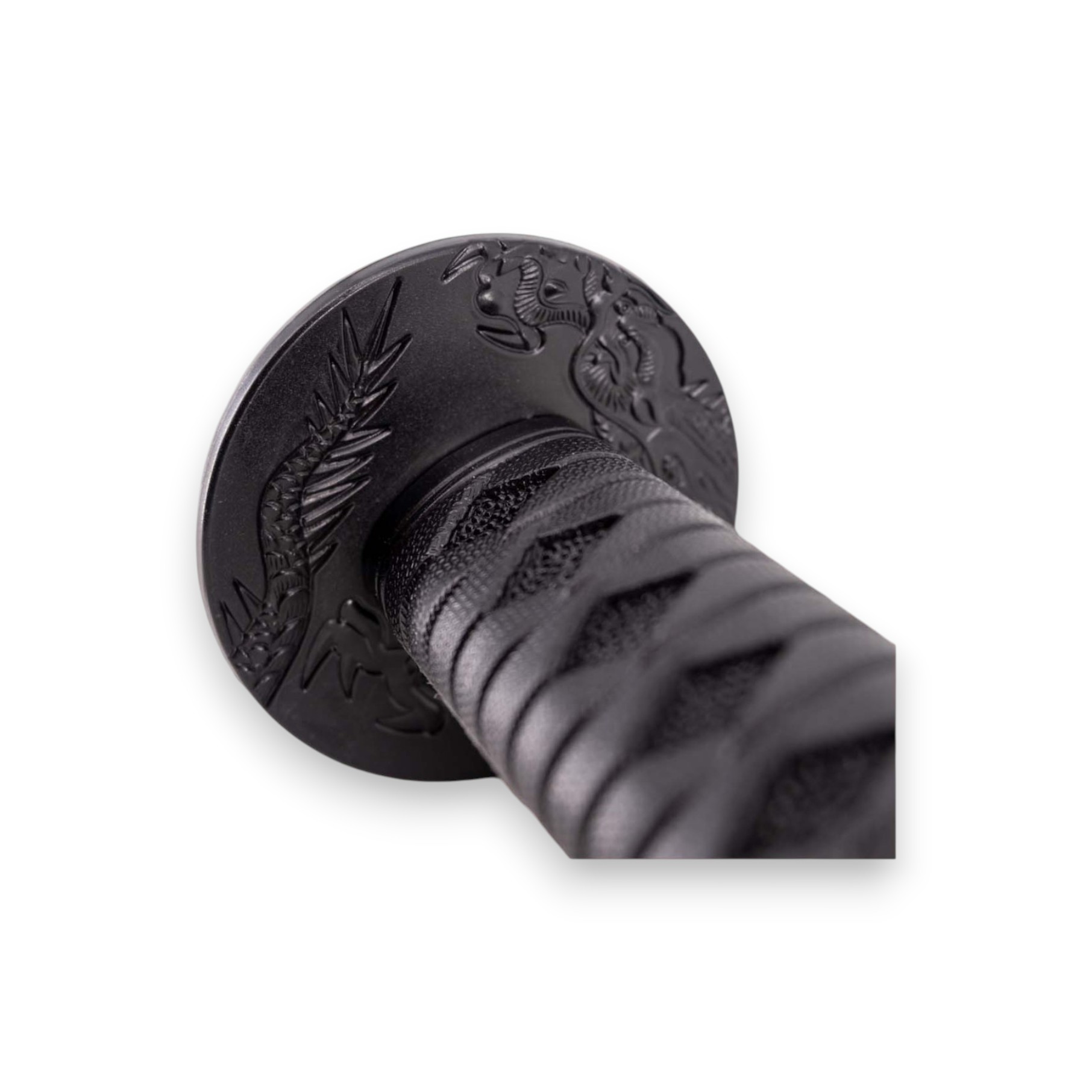 Bokken de treino de 110 cm em polipropileno preto com tsuba preta