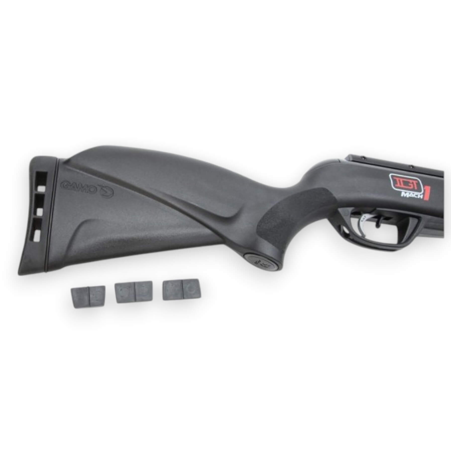 Gamo Black Bull IGT Mach 1 Rifle, 4.5 mm Caliber, with Scope