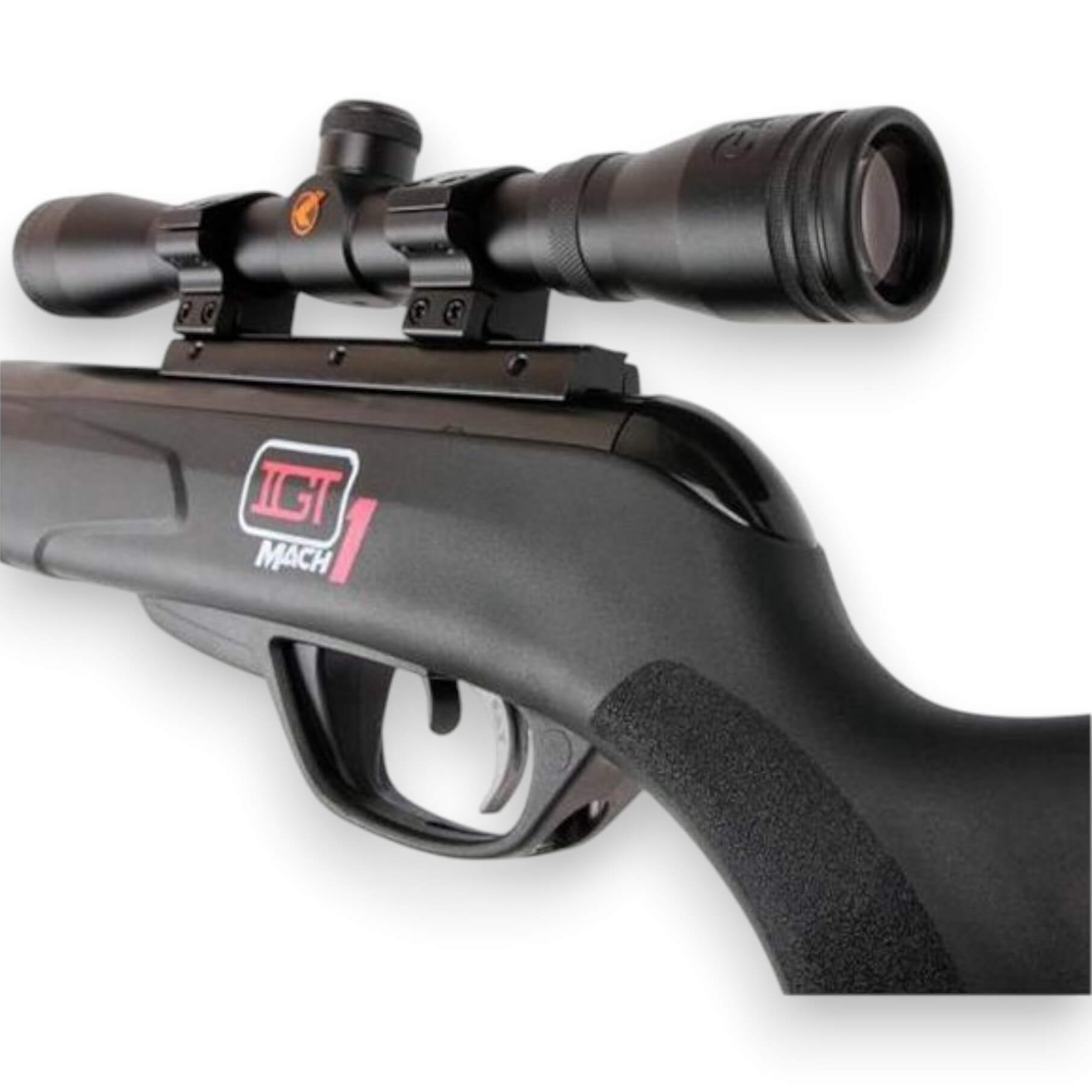 Gamo Black Bull IGT Mach 1 Rifle, 4.5 mm Caliber, with Scope