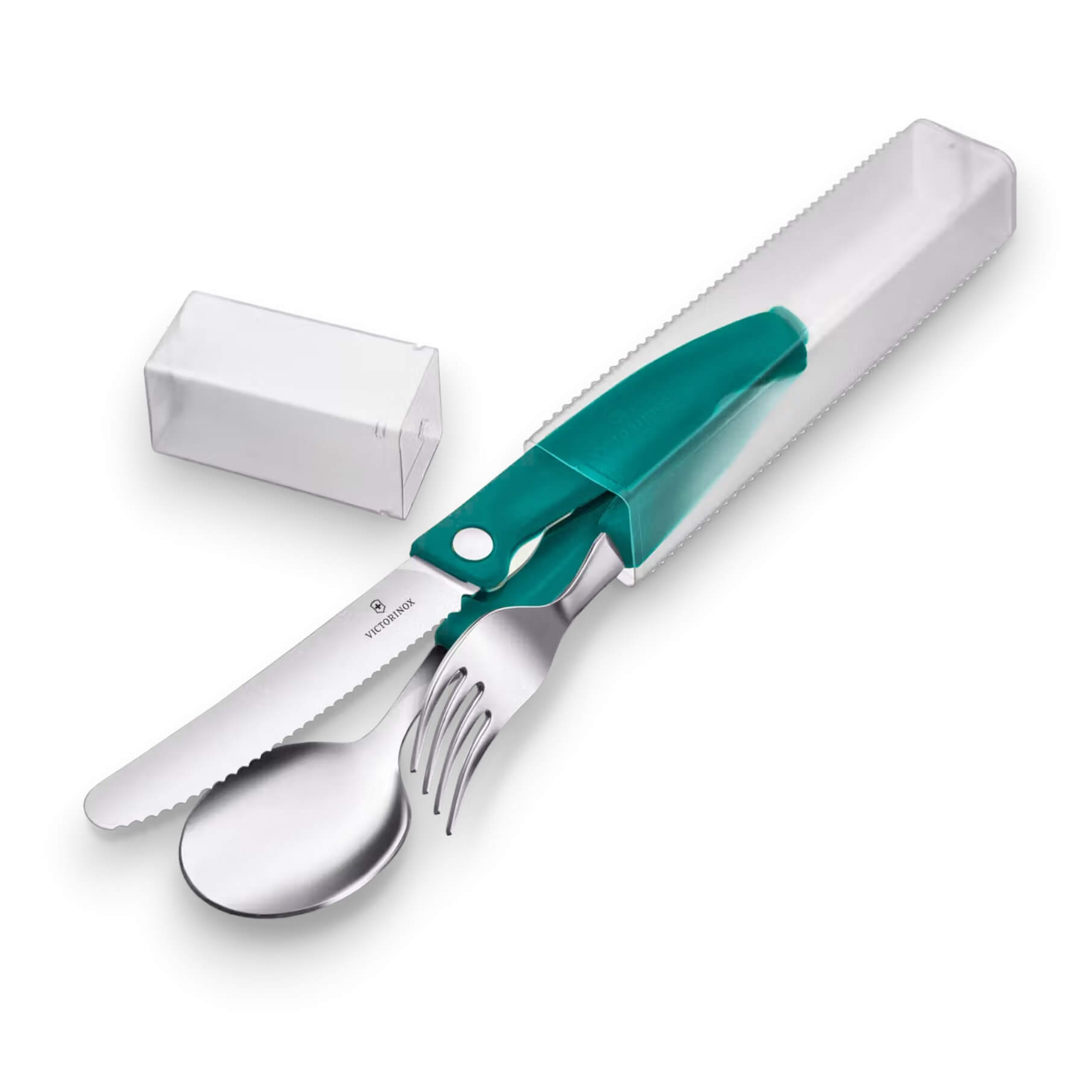 Ensemble de couverts de camping Victorinox, vert, 3 pièces