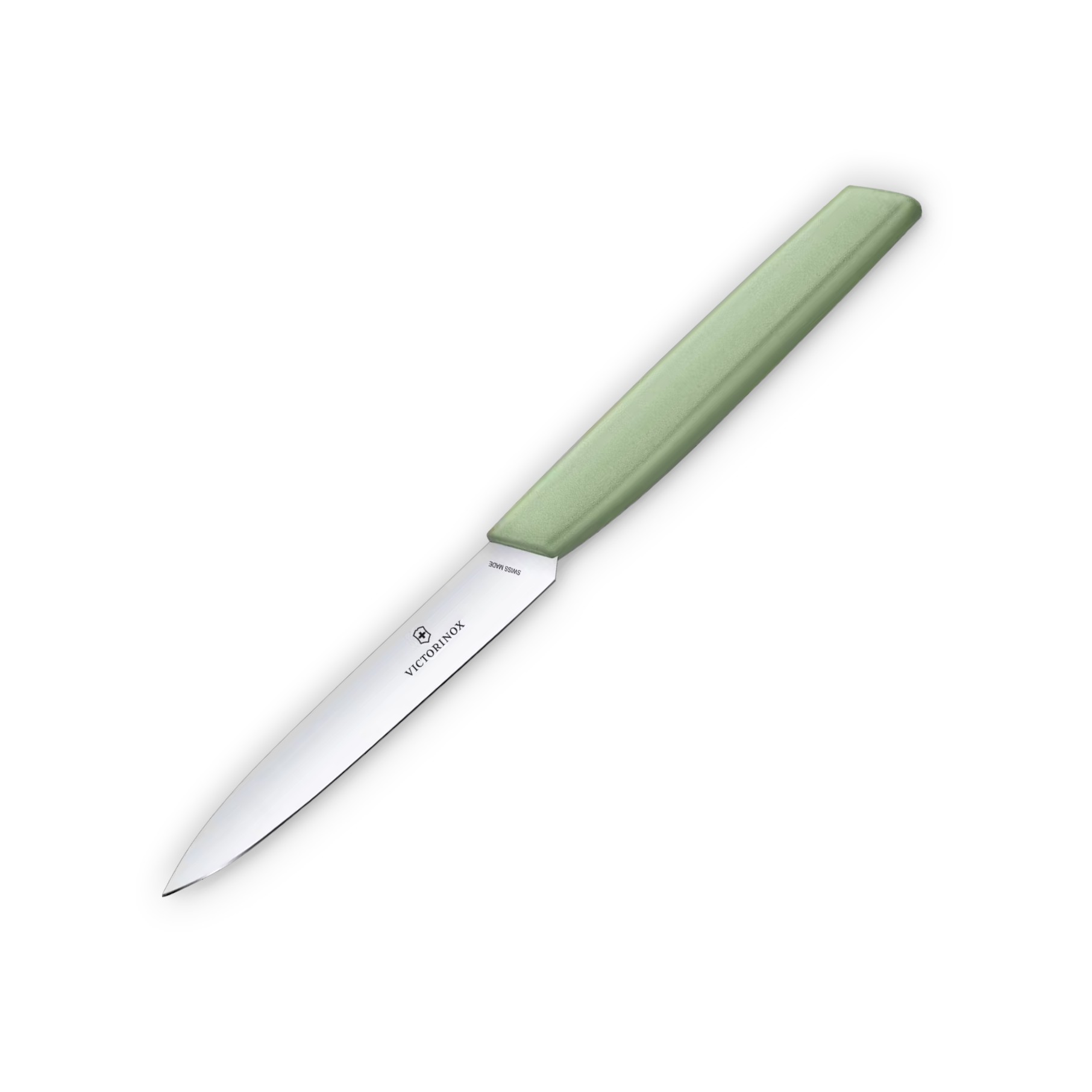 Victorinox Swiss Modern vegetable knife with moss green handle