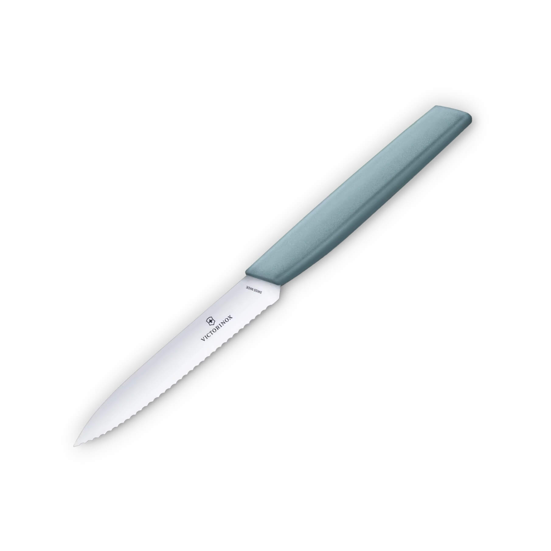Victorinox Swiss Modern vegetable knife with serrated edge and bl...