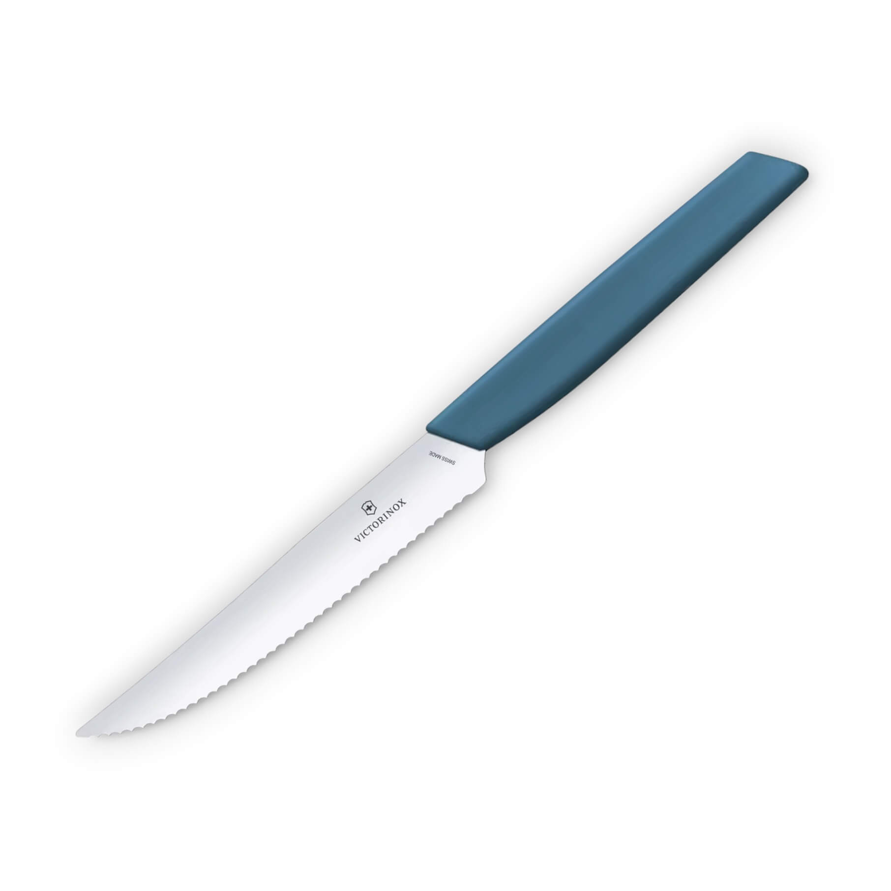 Cuchillo para bistec y pizza Victorinox Swiss Modern con hoja den...