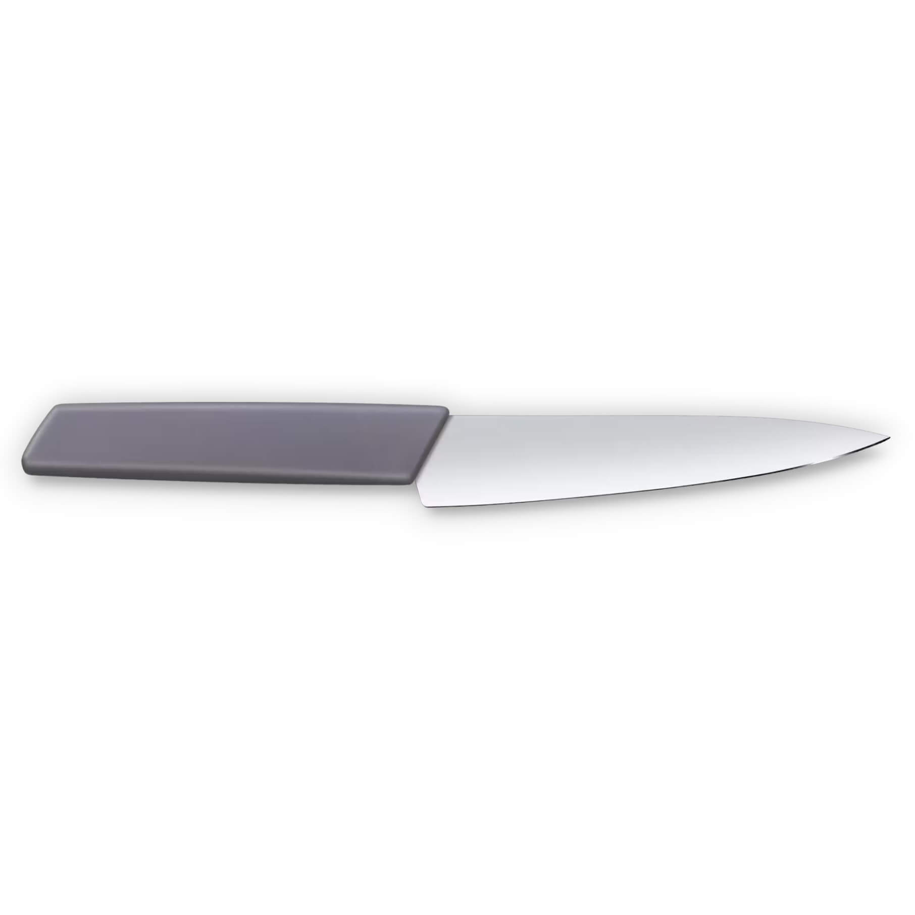 Cuchillo para chef Victorinox Swiss Modern con hoja de 15 cm de filo liso y mango lila