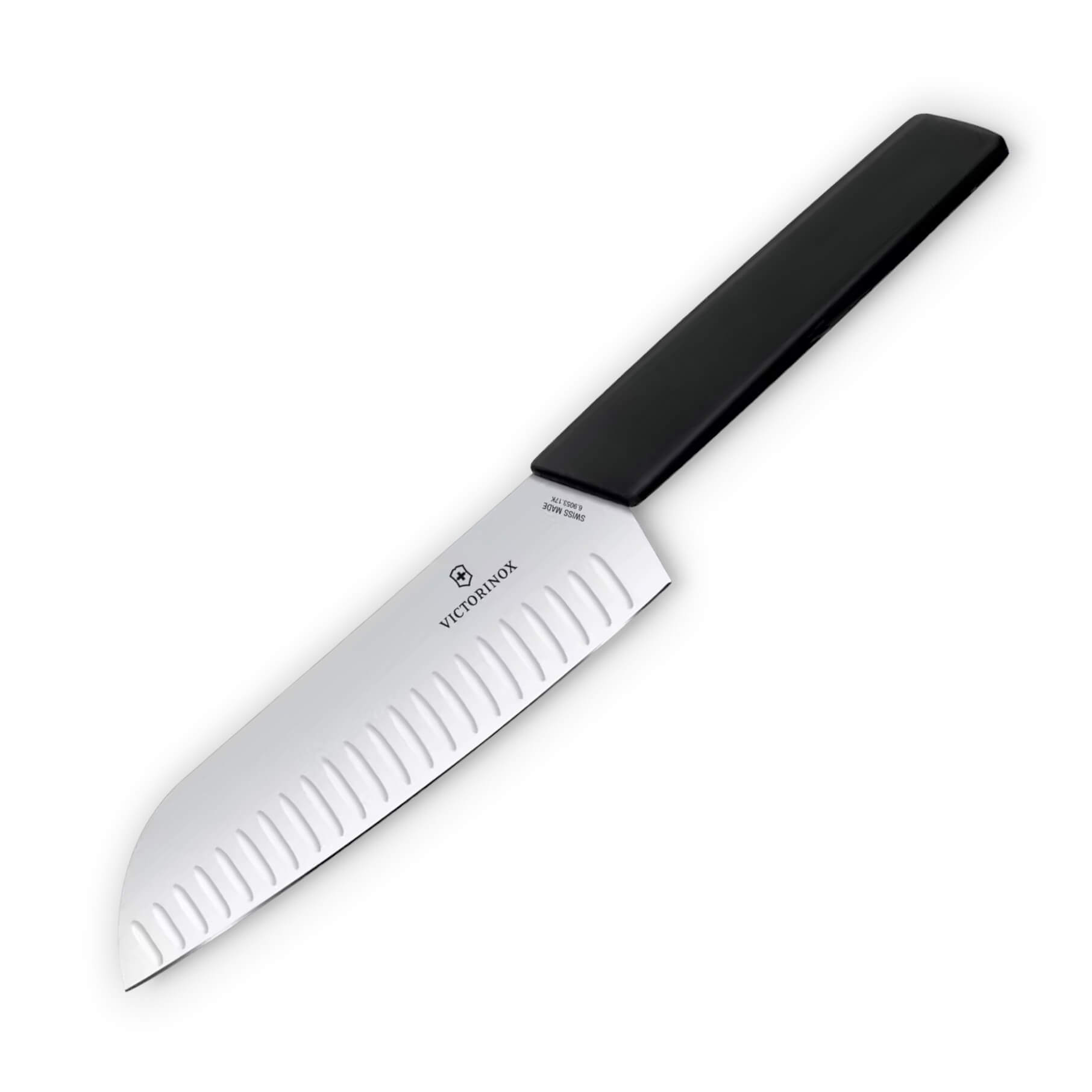 Cuchillo Santoku Victorinox Swiss Modern con hoja ancha de 17 cm ...