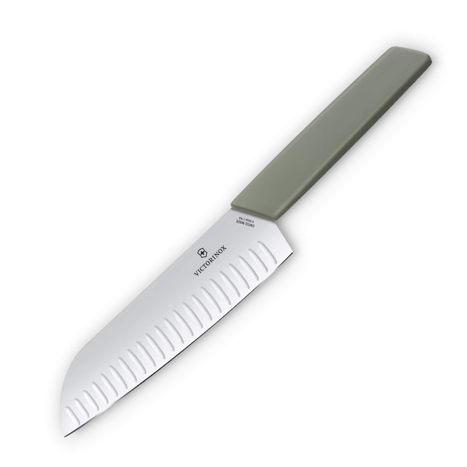 Cuchillo Santoku Victorinox Swiss Modern con hoja ancha de 17 cm ...