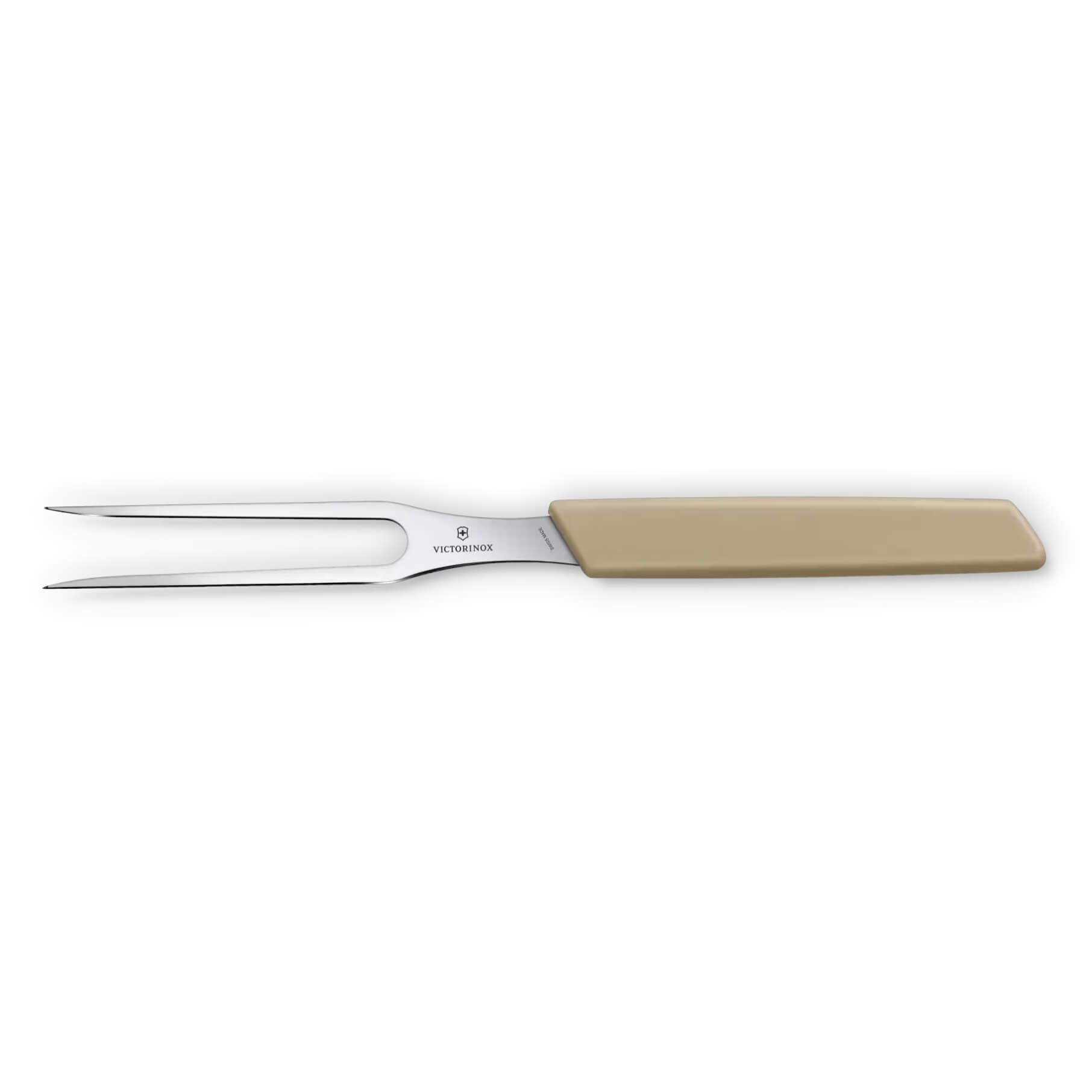 Victorinox Swiss Modern 15 cm Tranchiergabel mit beigem Griff