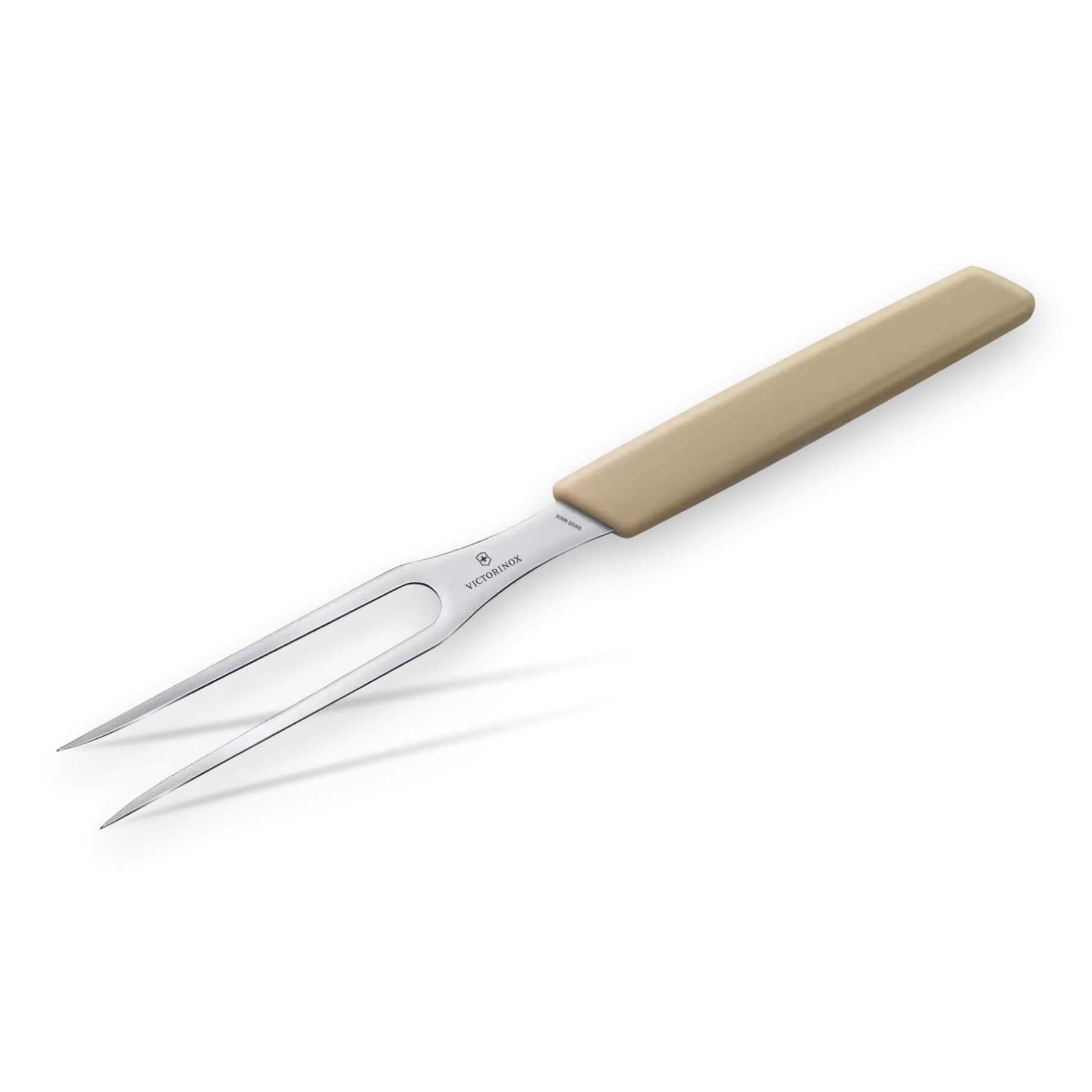 Victorinox Swiss Modern 15 cm Tranchiergabel mit beigem Griff
