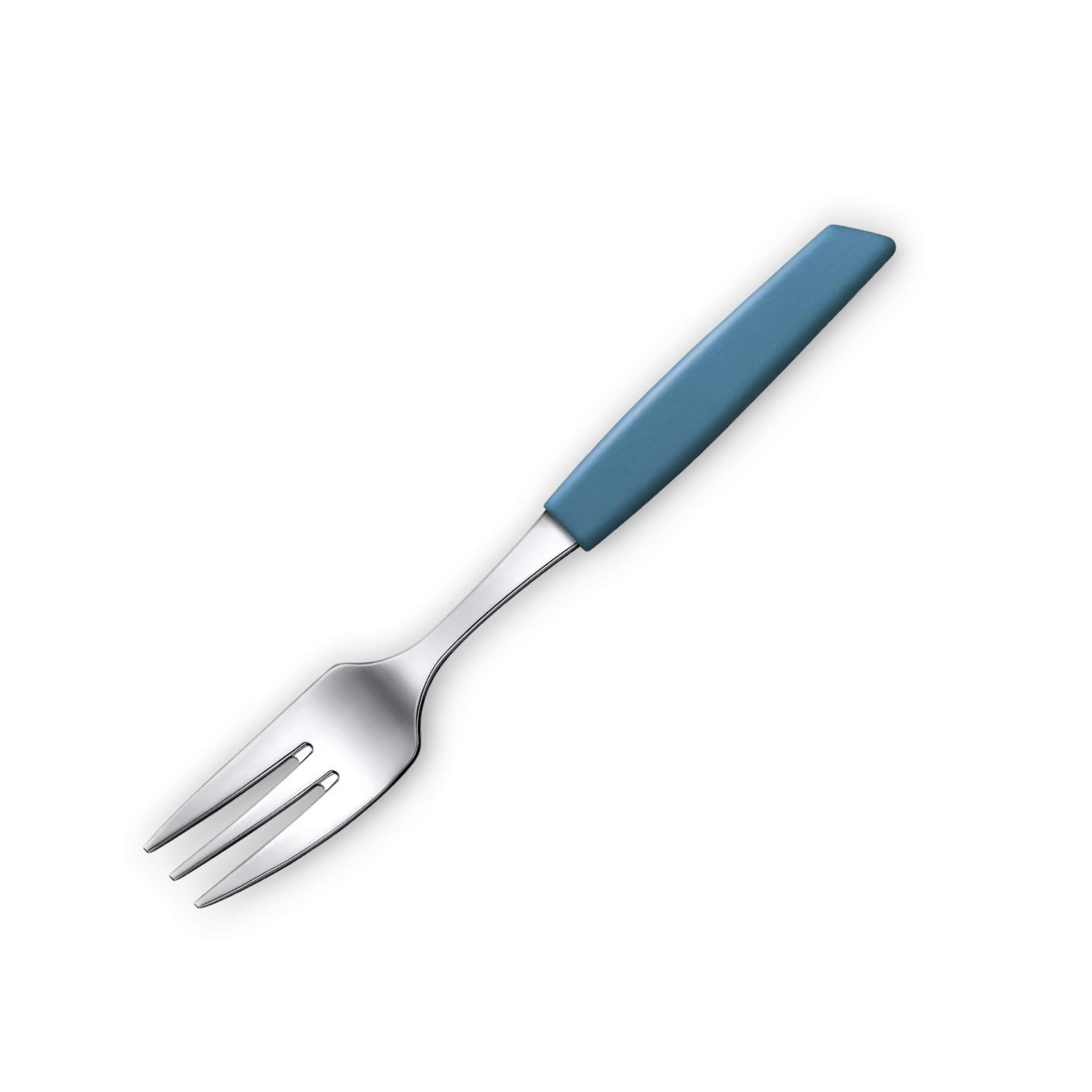 Tenedor para pastel Victorinox Swiss Modern con mango azul