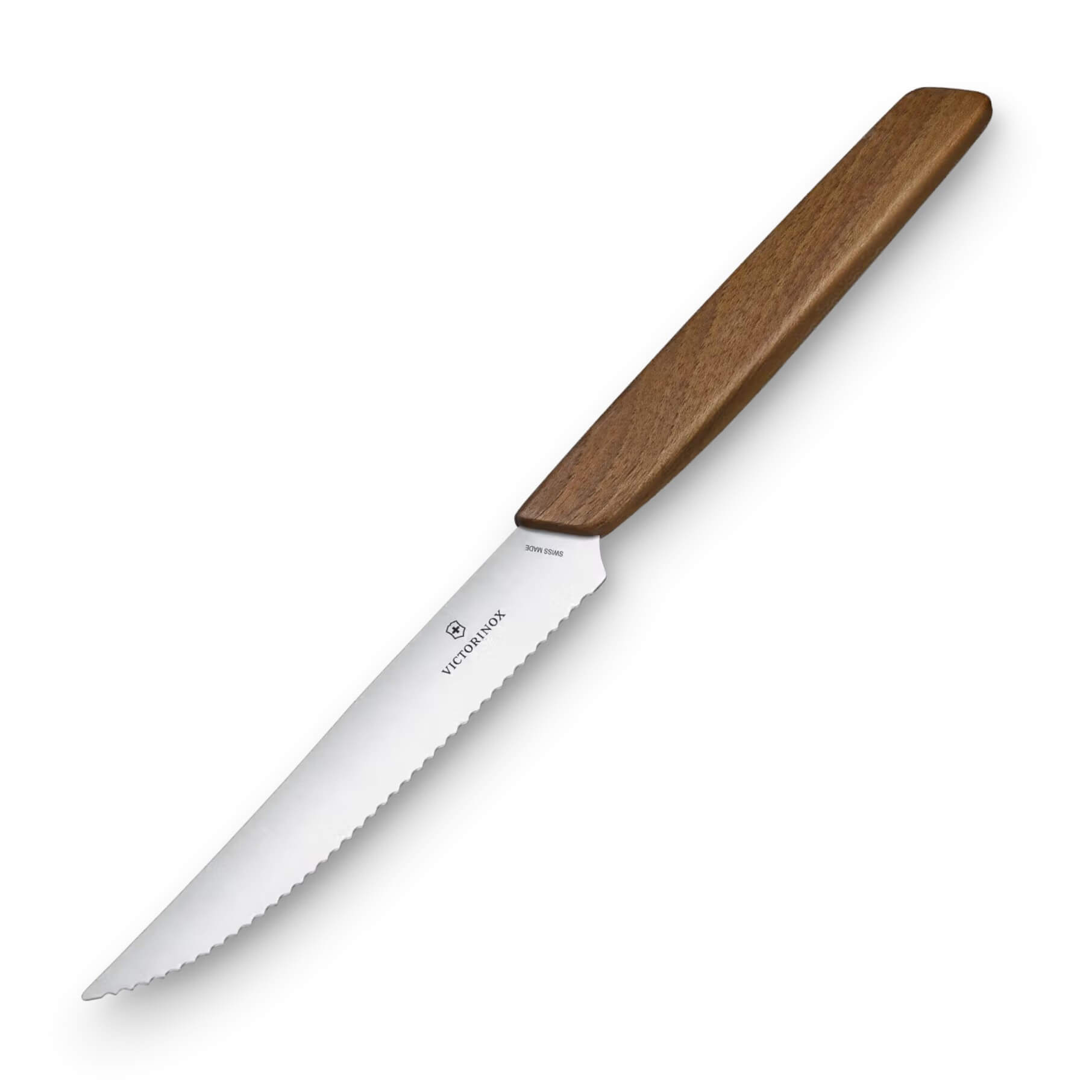 Set de 2 cuchillos para bistec Swiss Modern con hoja dentada de 1...