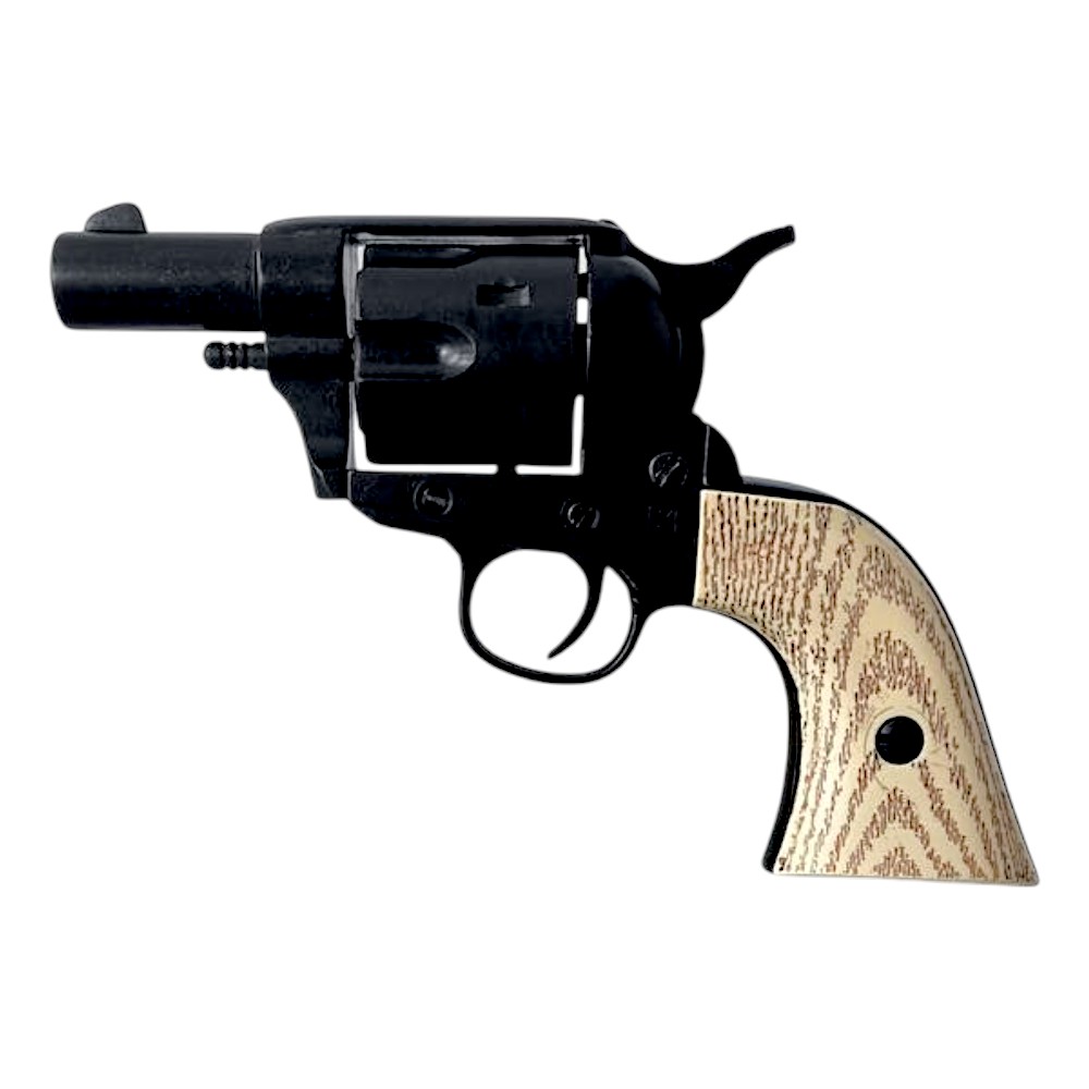 Colt Pocket USA 1873 mit schwarzer Elfenbein-Oberfläche.