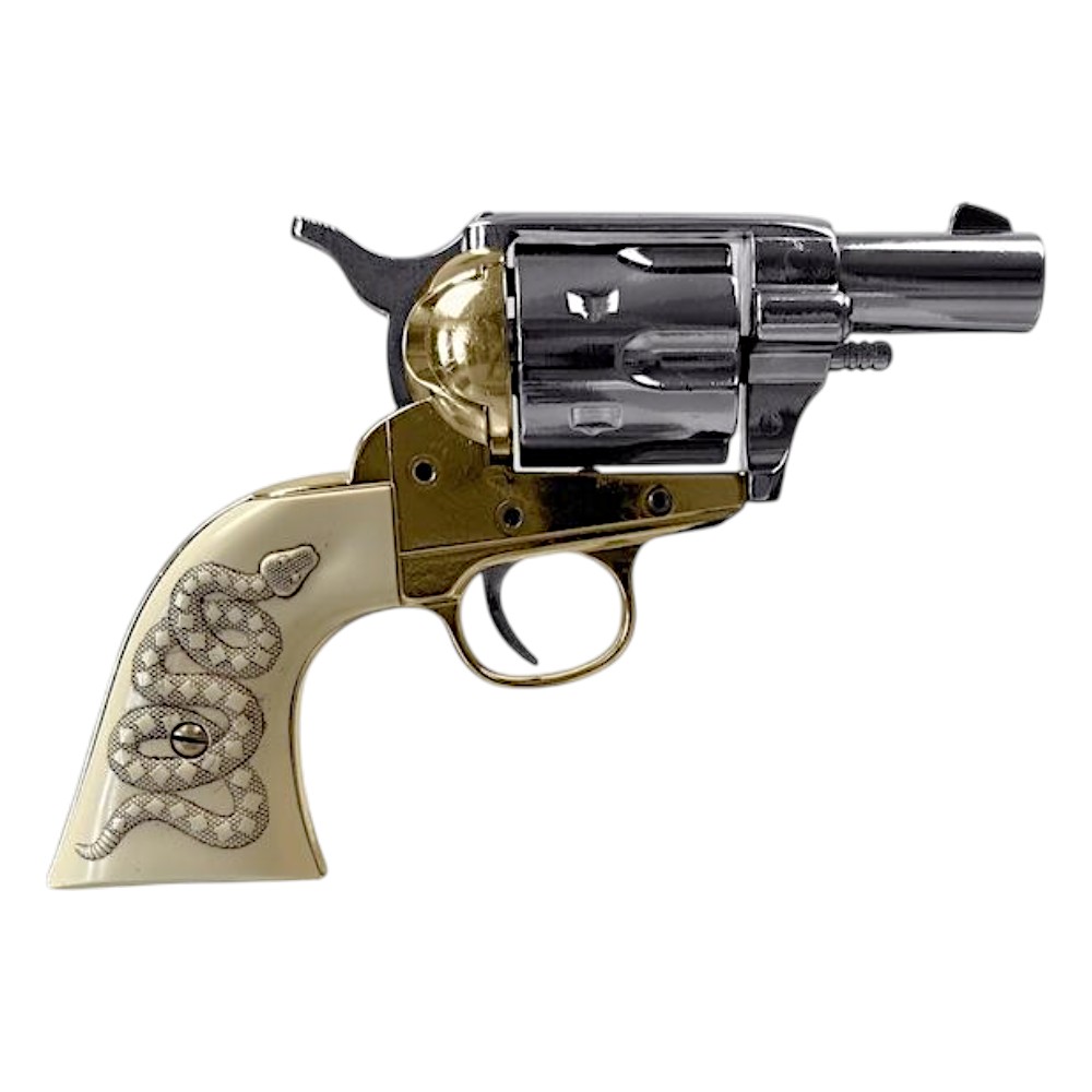 Colt Pocket USA 1873, Nickel-Schlangen-Finish