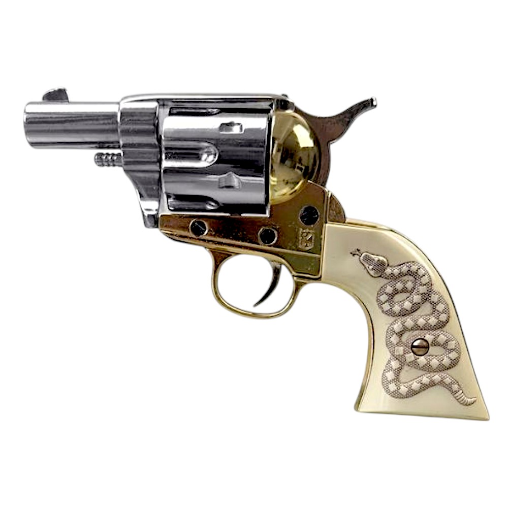Colt Pocket USA 1873, Nickel-Schlangen-Finish