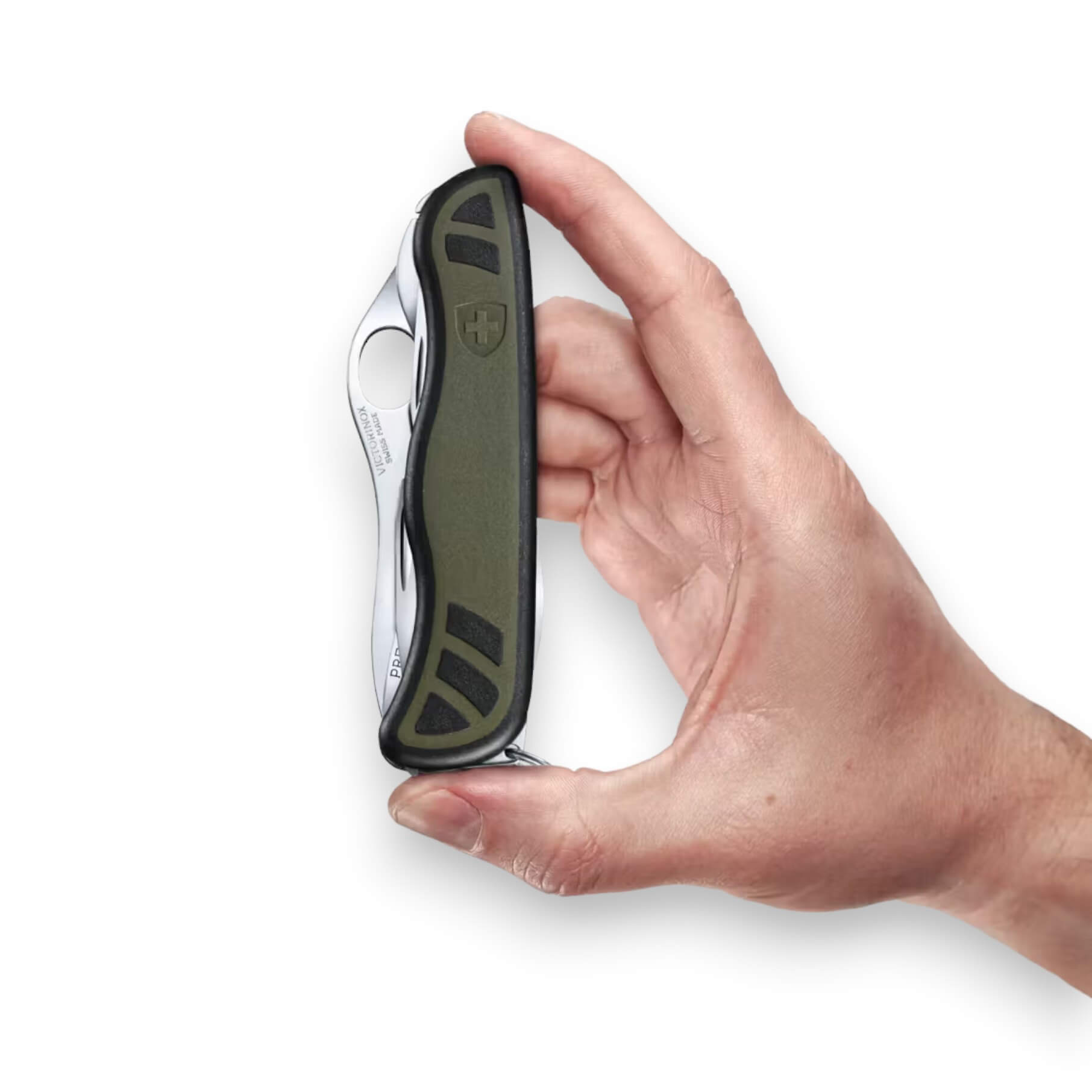 Couteau suisse Victorinox 08 à 10 fonctions et manche vert
