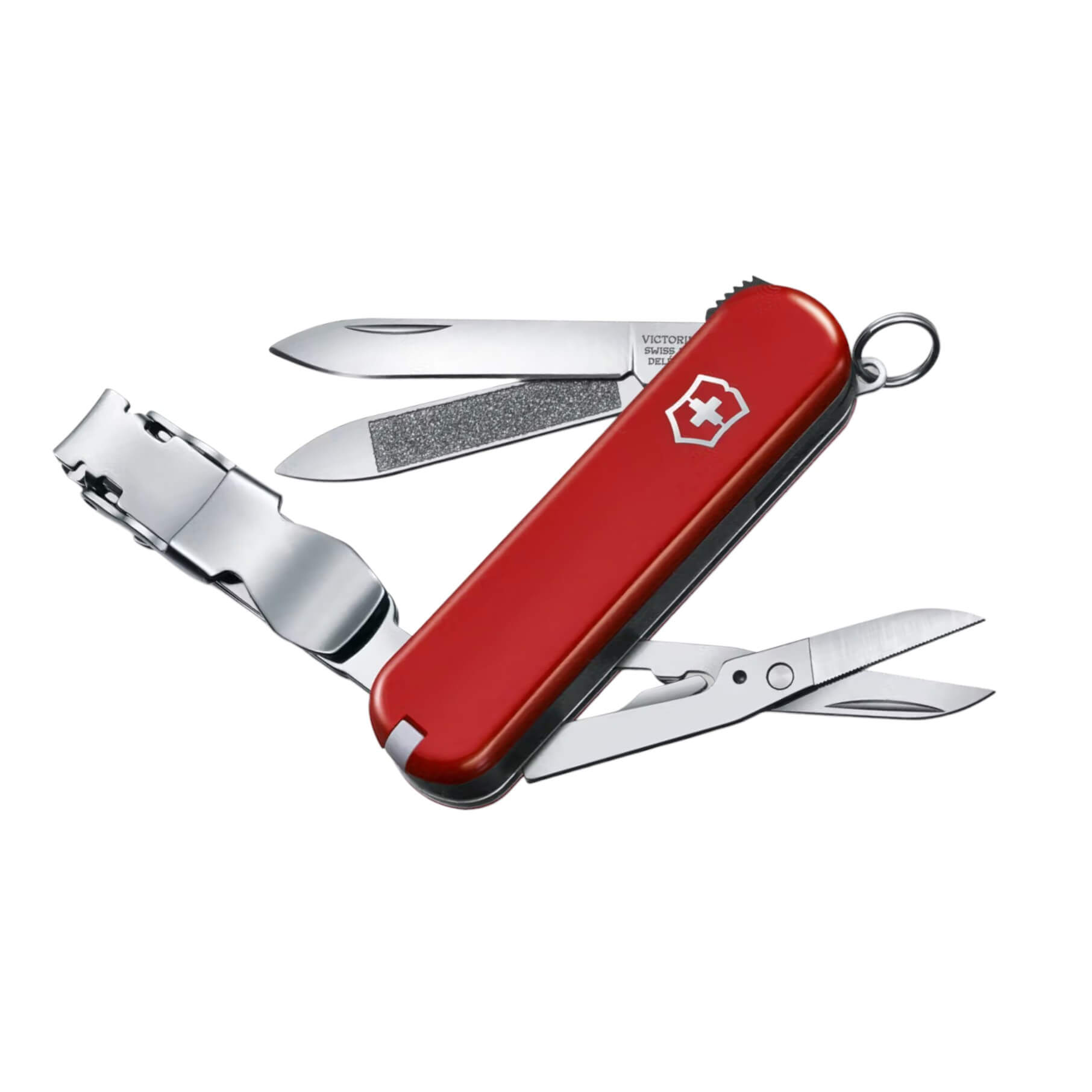 Couteau multifonction Victorinox Nail Clip 580 rouge, 6 fonctions, sous blister