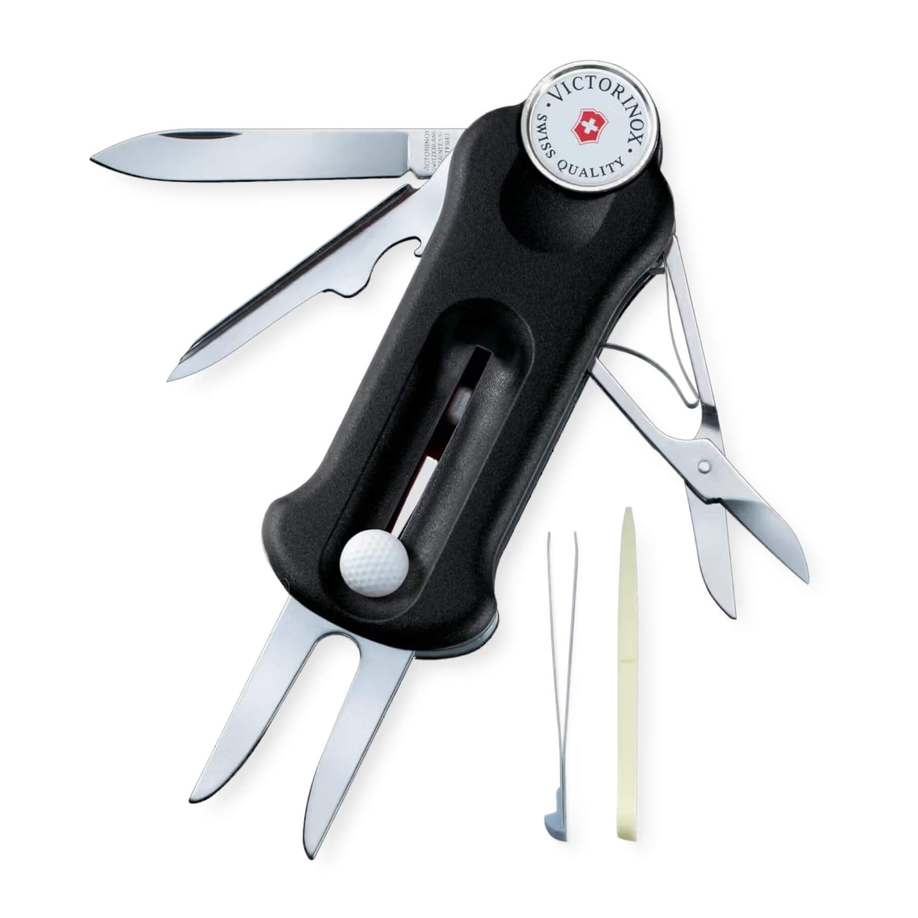 Outil de golf Victorinox, noir, 10 usages