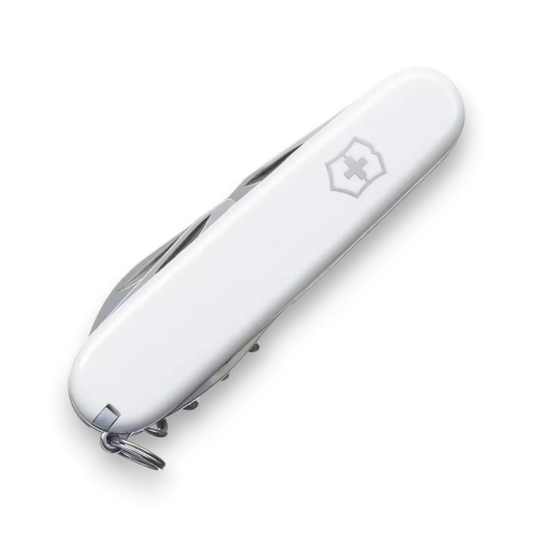 Couteau multifonction Victorinox Spartan à 12 fonctions et manche blanc, sous blister