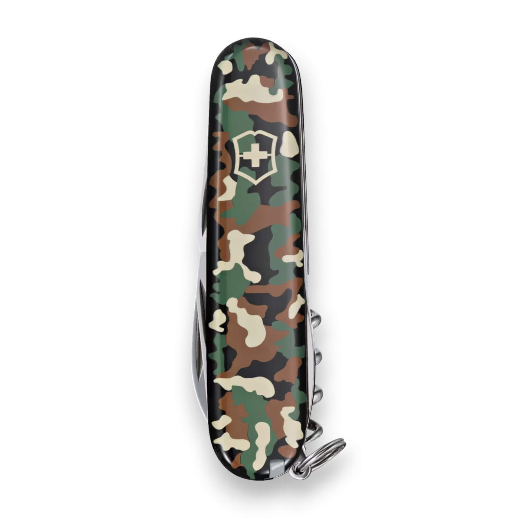 Couteau multifonction Victorinox Spartan à 12 fonctions avec manche camouflage militaire, sous blister