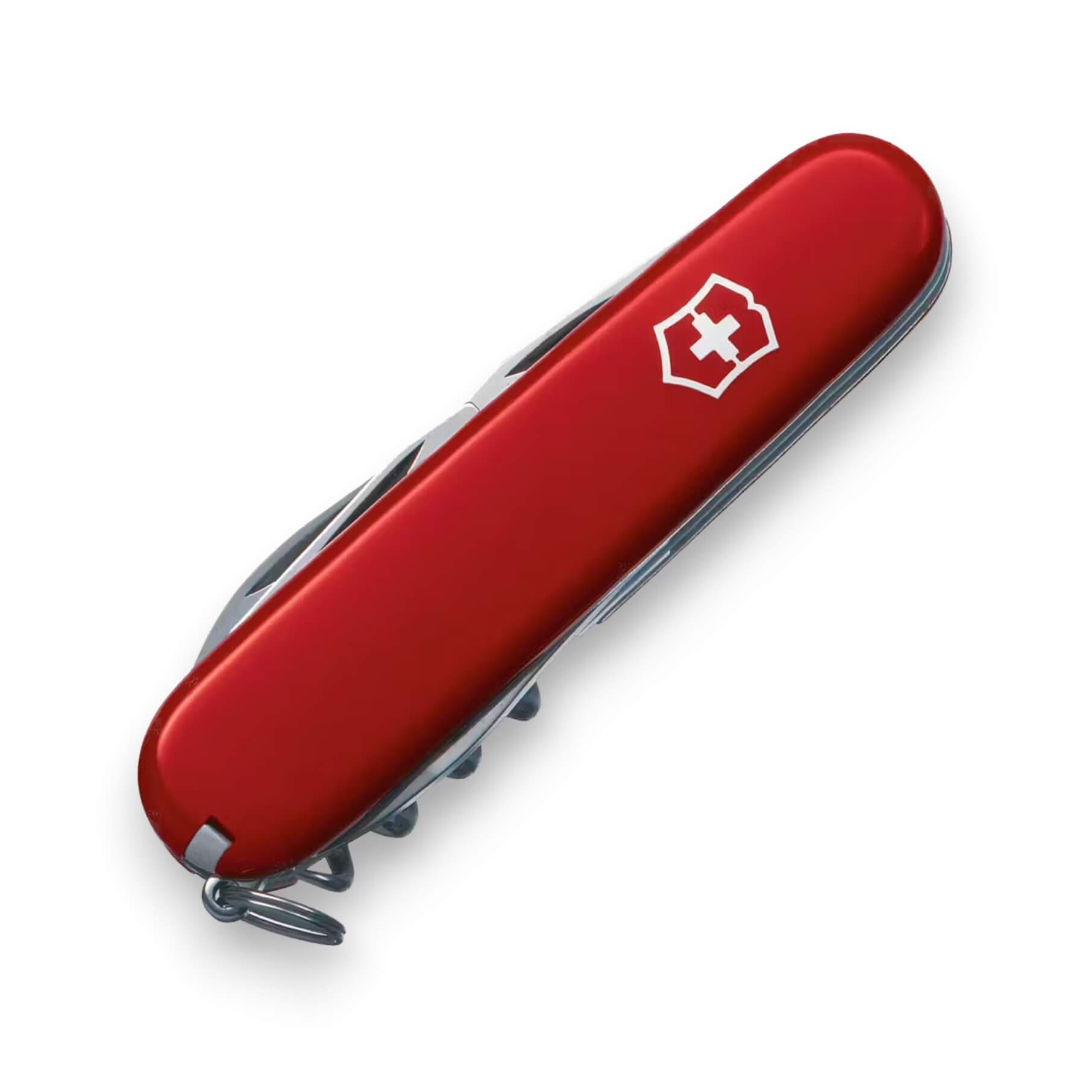 Couteau multifonction Victorinox Spartan à 12 fonctions et manche rouge, sous blister