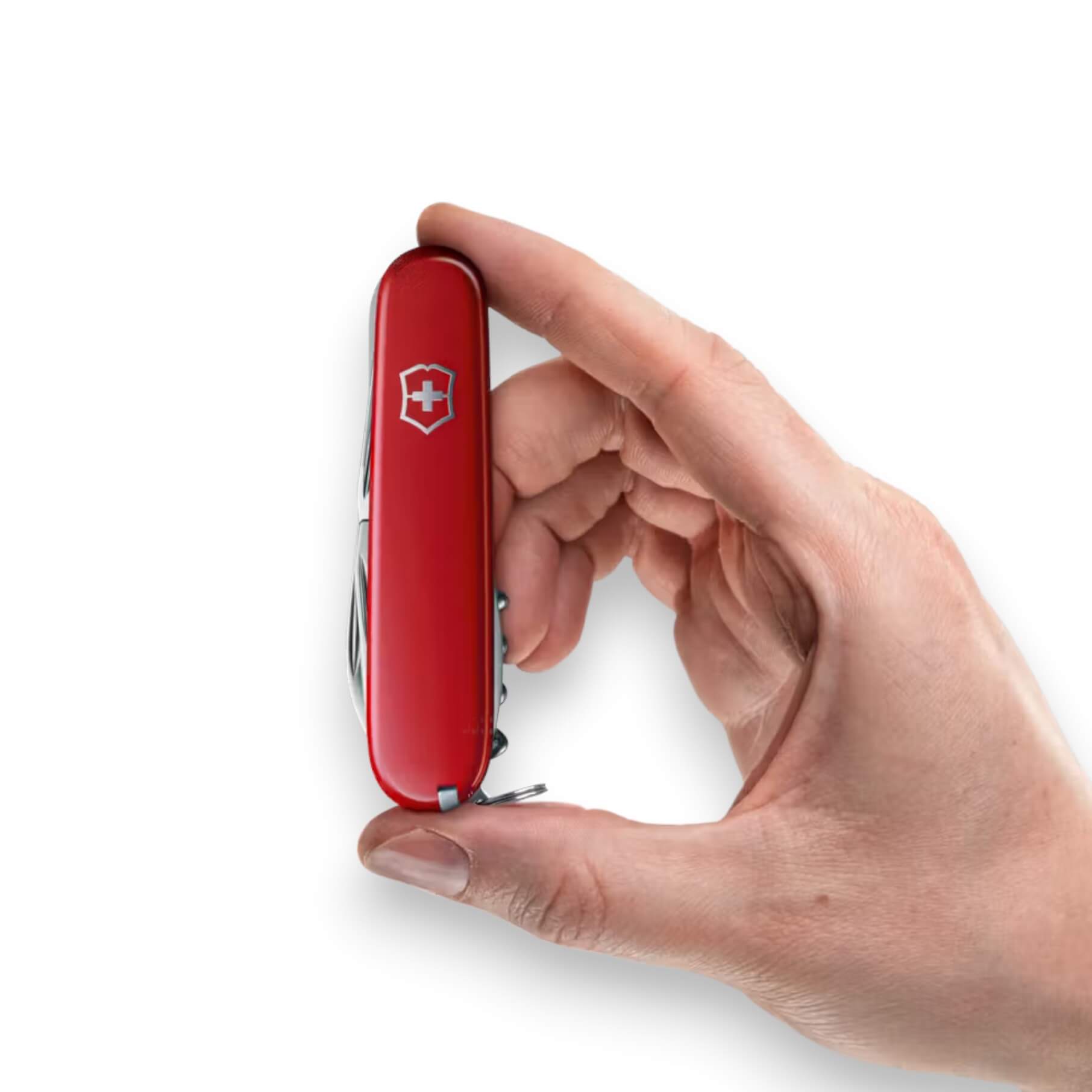 Couteau multifonction Victorinox Spartan à 12 fonctions et manche rouge, sous blister