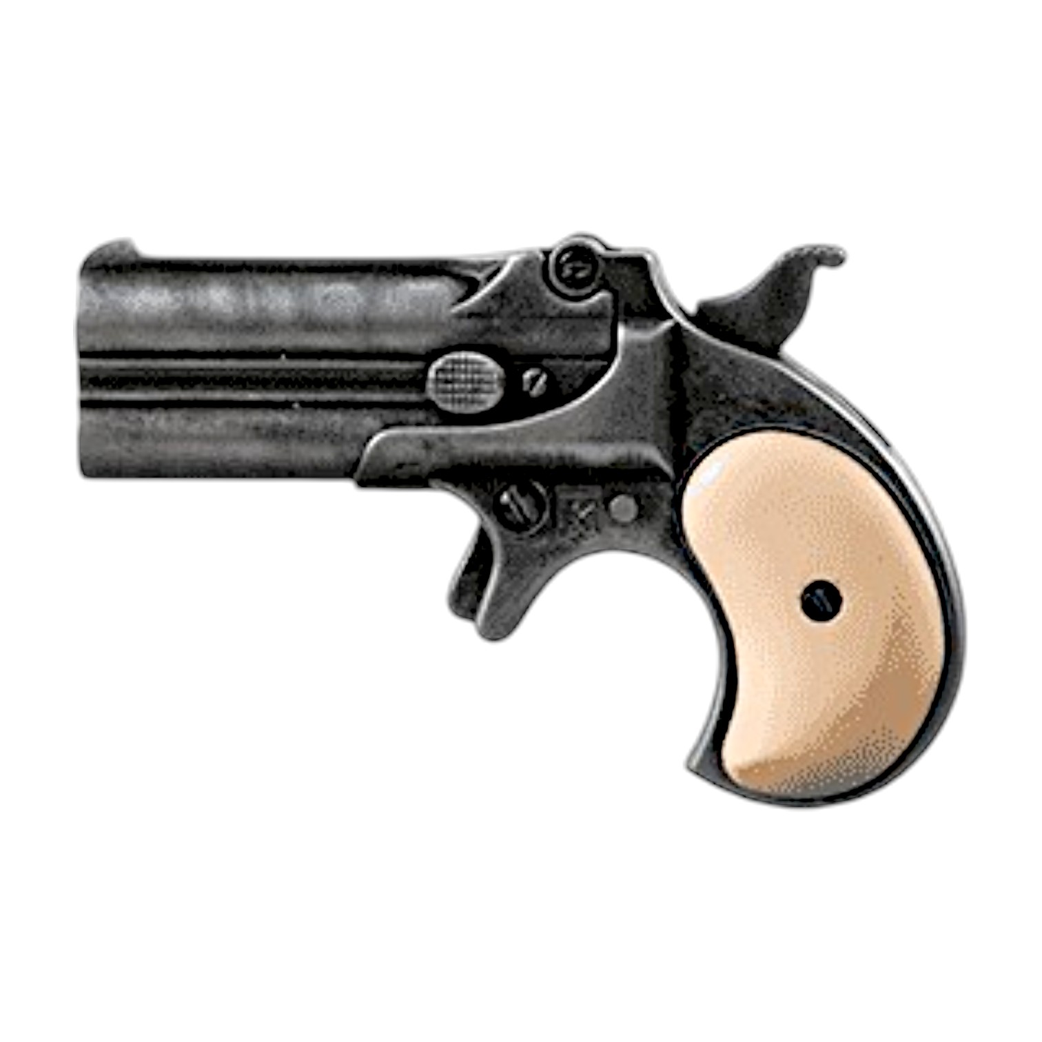 Double Derringer Mod. 95, schwarz antik, Elfenbein