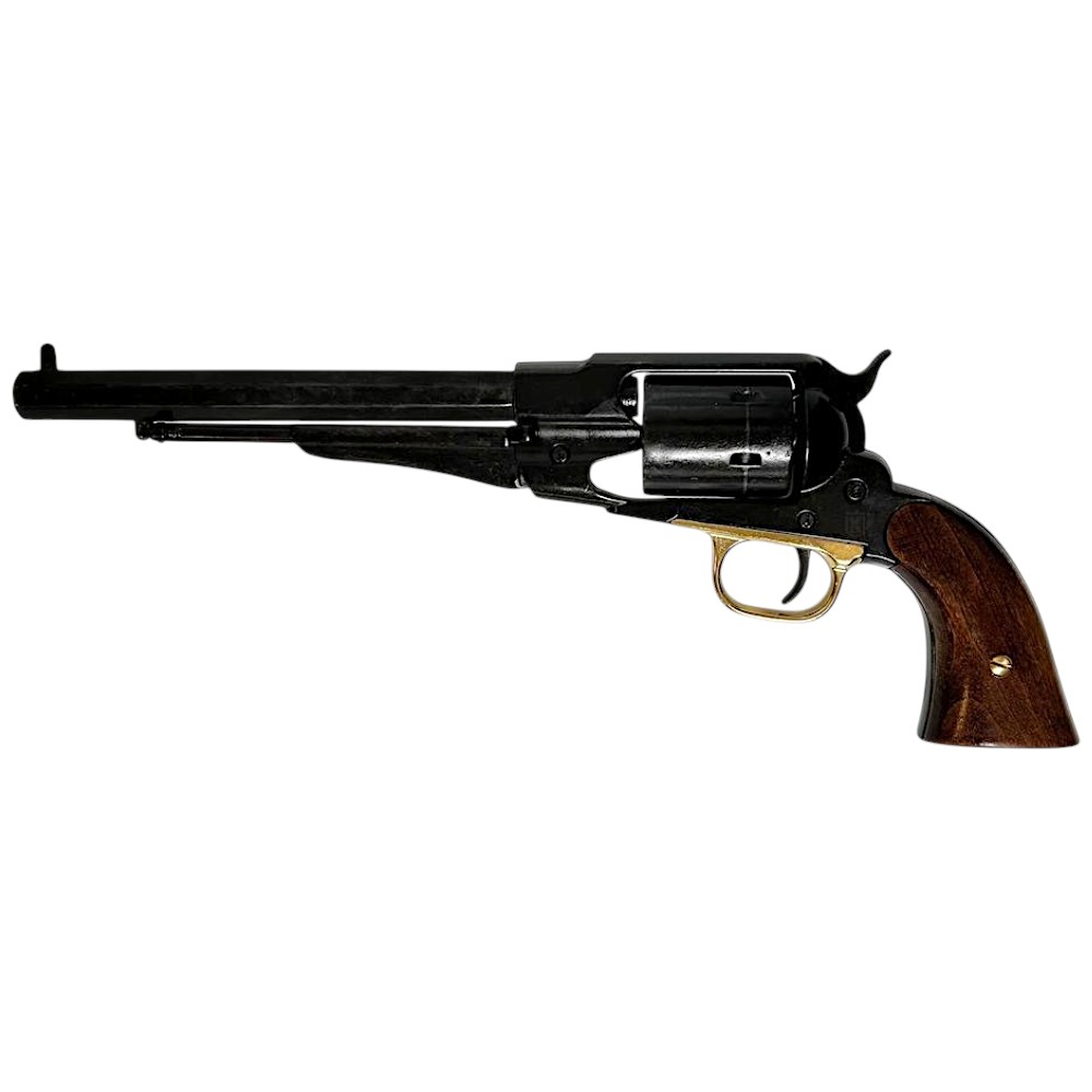 Revolver Remington 1858 Converted, schwarz, Holz