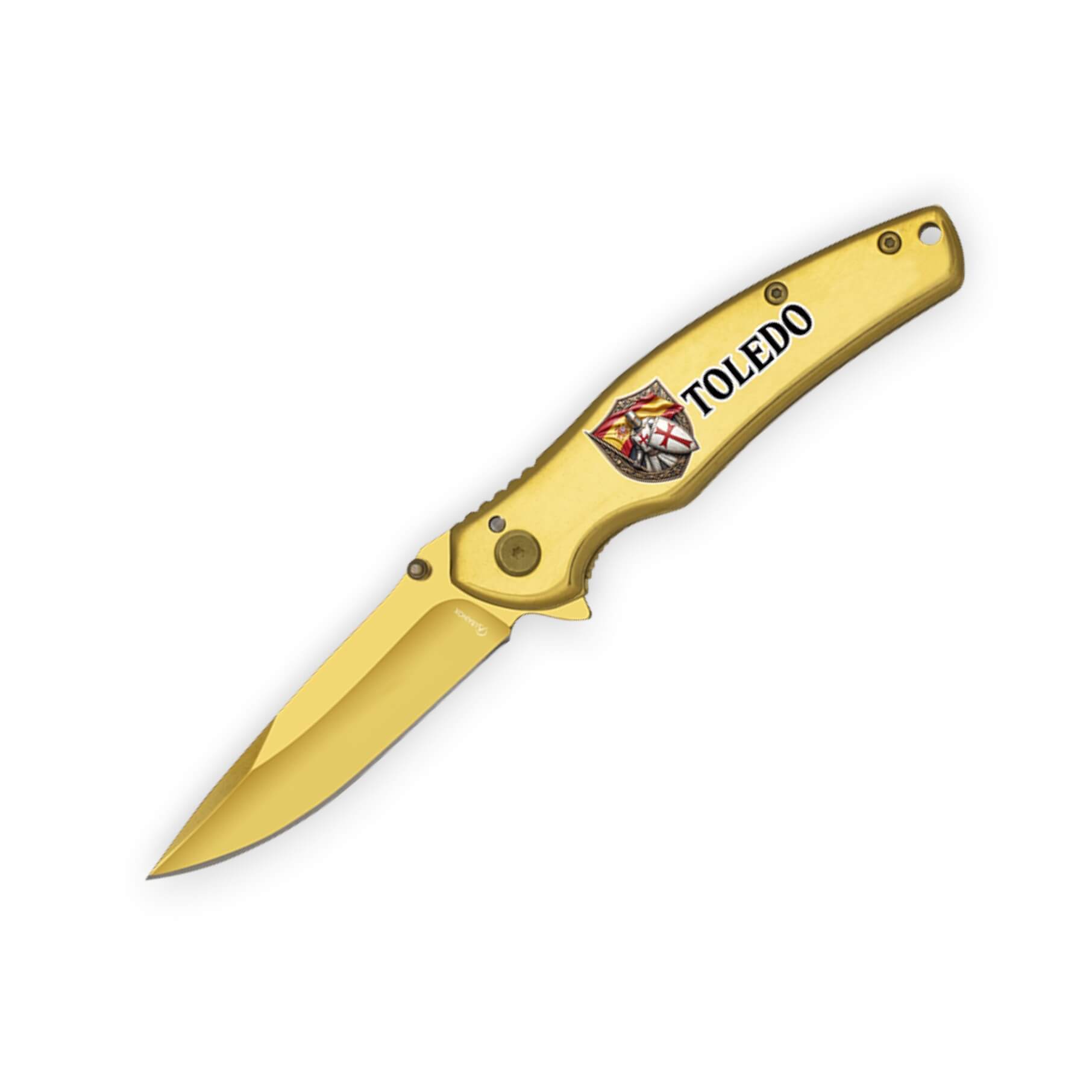 Coltello tascabile in acciaio inossidabile con placcatura in tita...