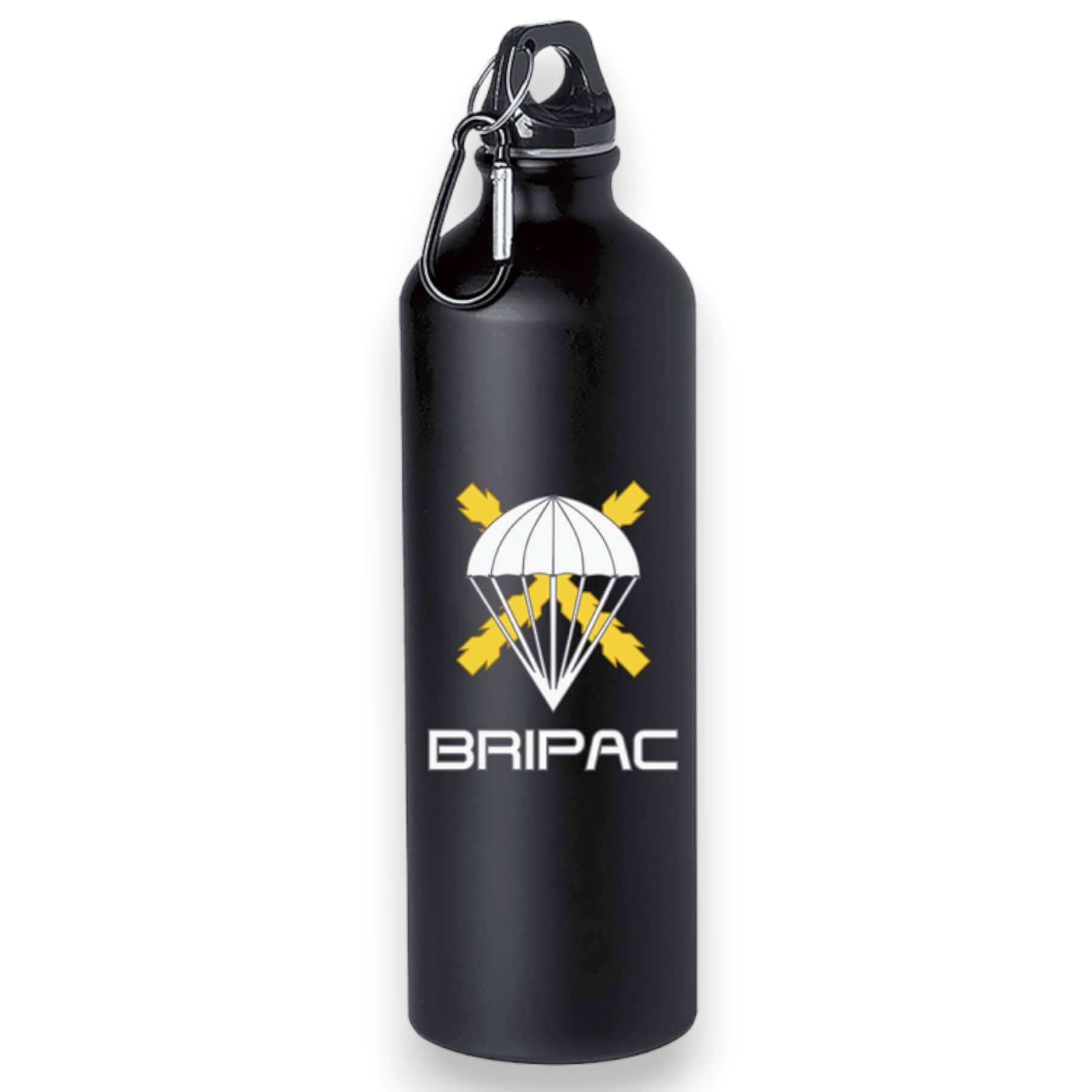 Tanica Bripac in alluminio nero con capacità di 800 ml