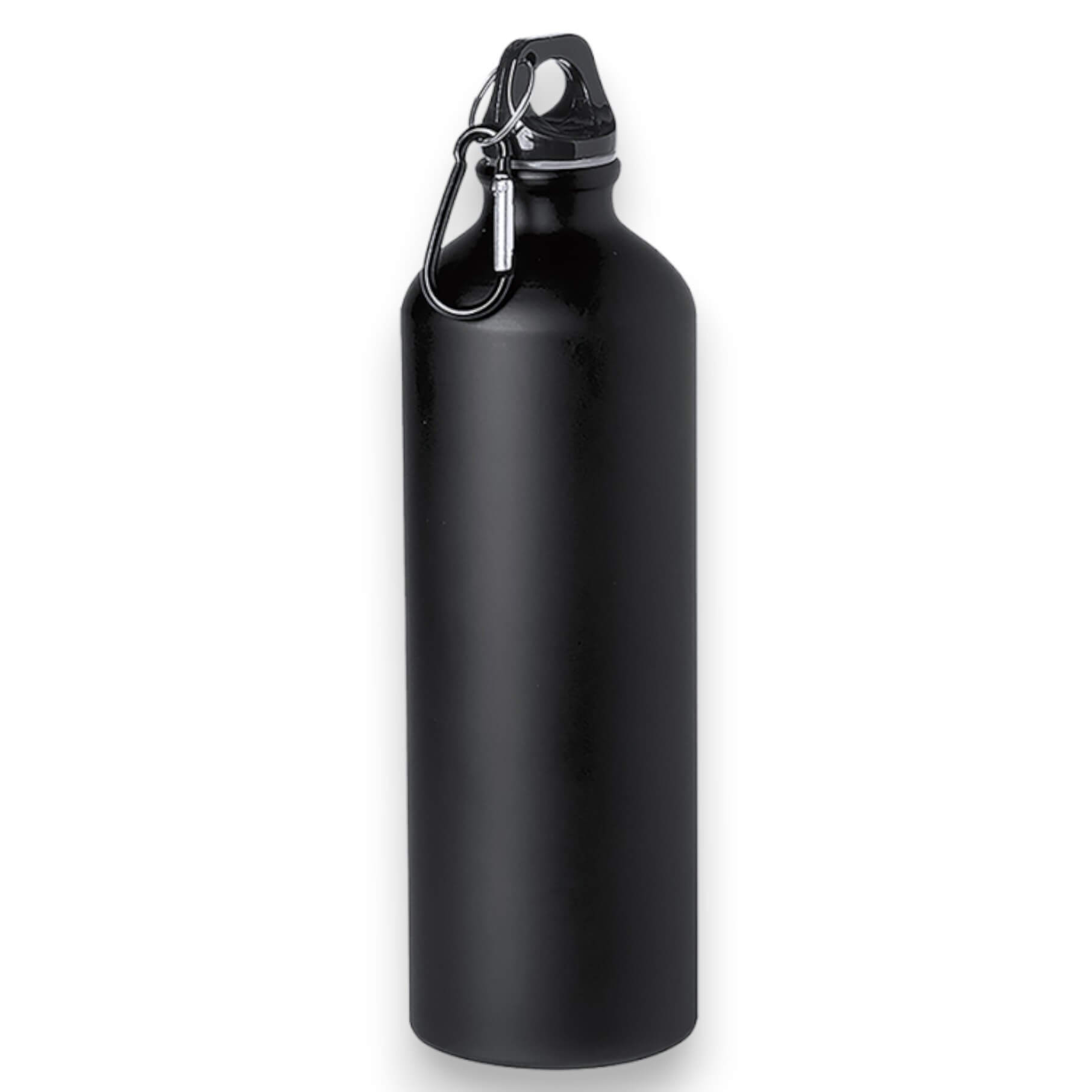 Tanica in alluminio nero con capacità di 800 ml