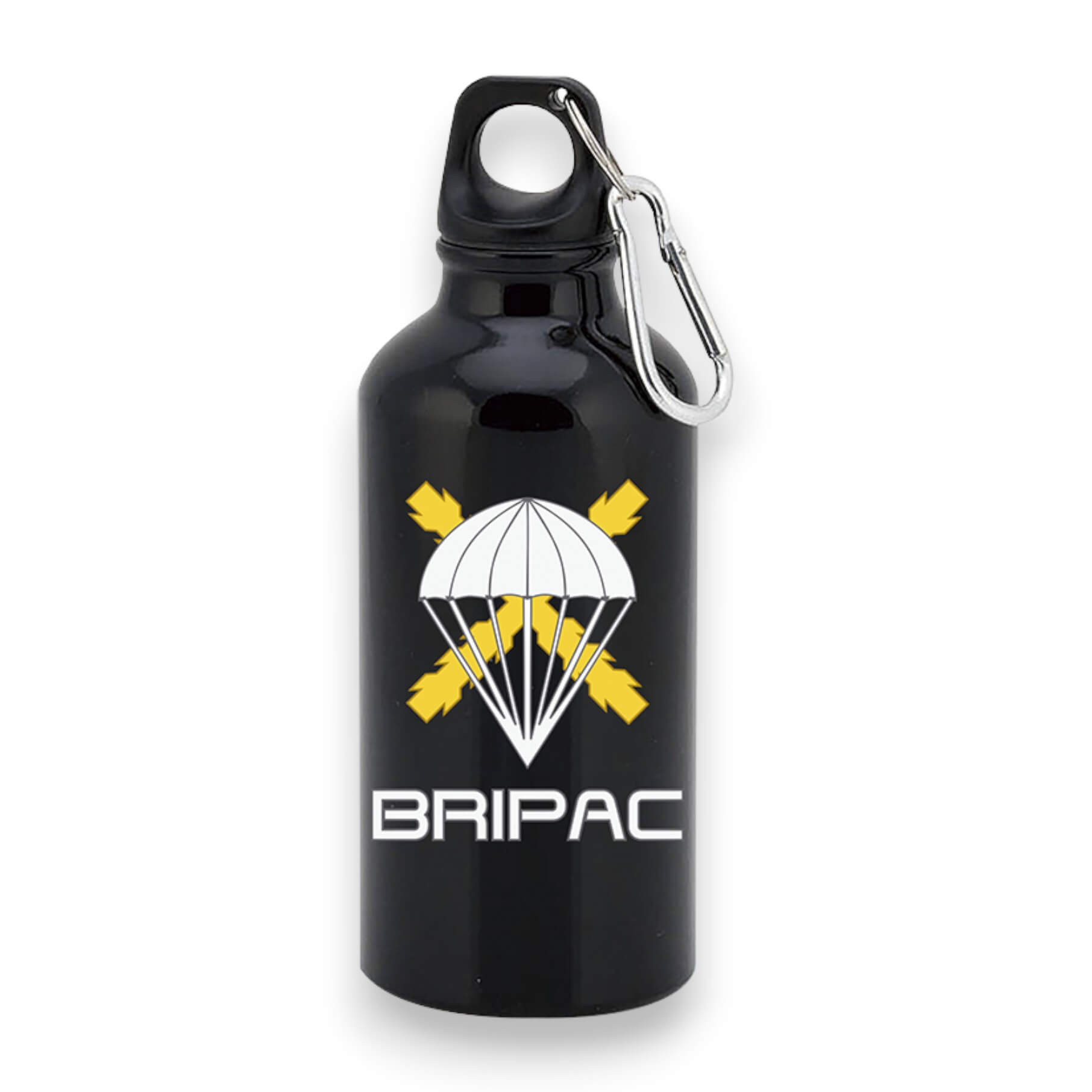 Tanica Bripac in alluminio nero con capacità di 400 ml