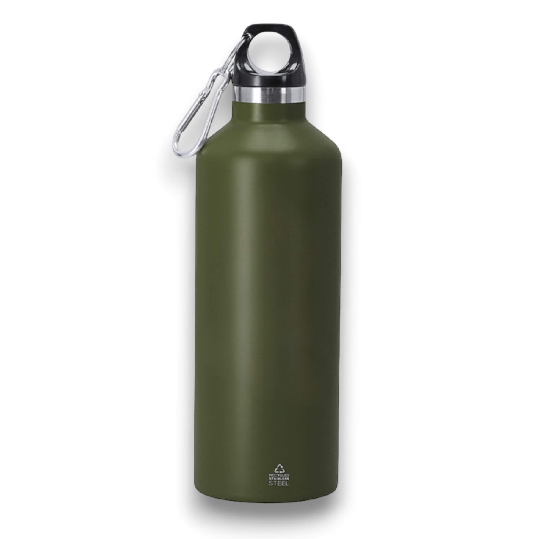 Tanica in acciaio verde con capacità di 500 ml