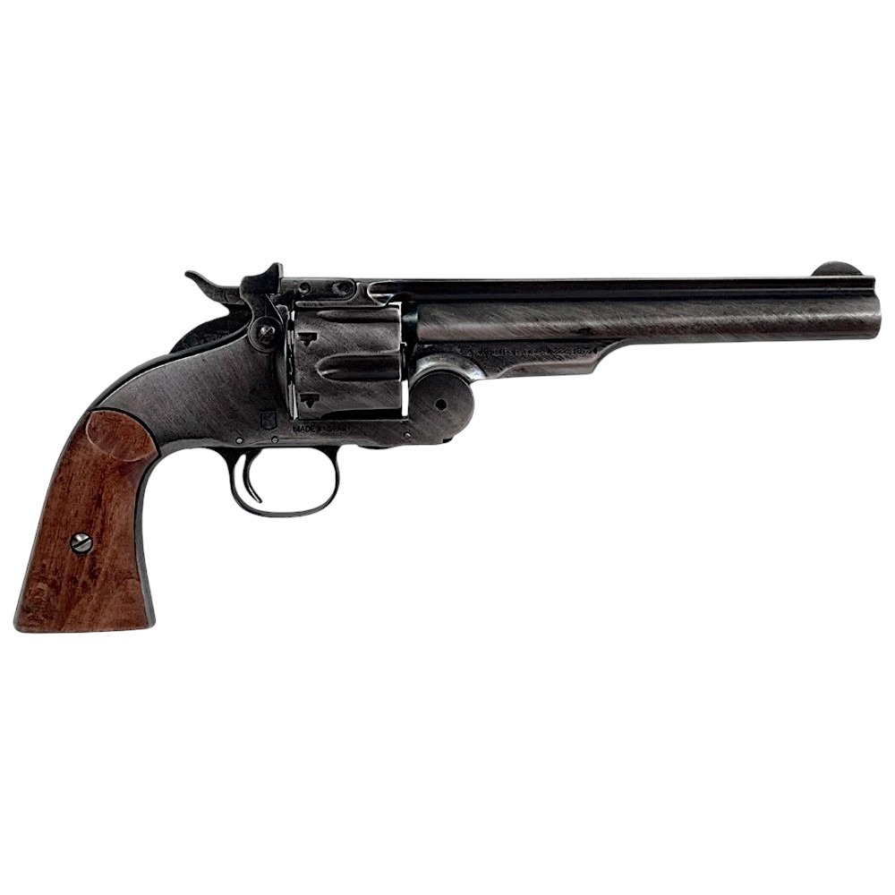 Schofield-Revolver-Replik in antikem Schwarz