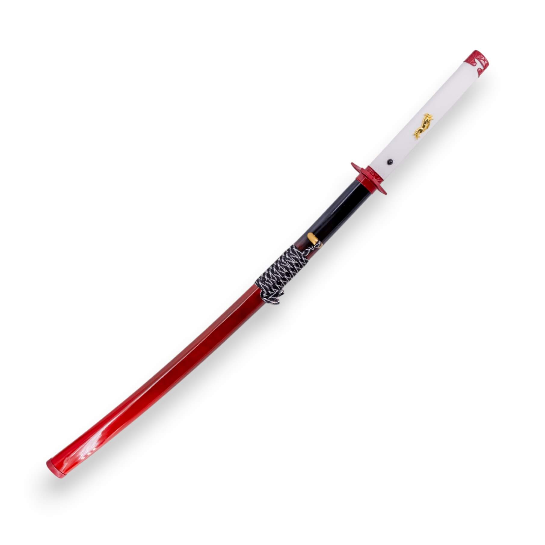 Katana Ghost of Yotei roja y blanca de 102 cm