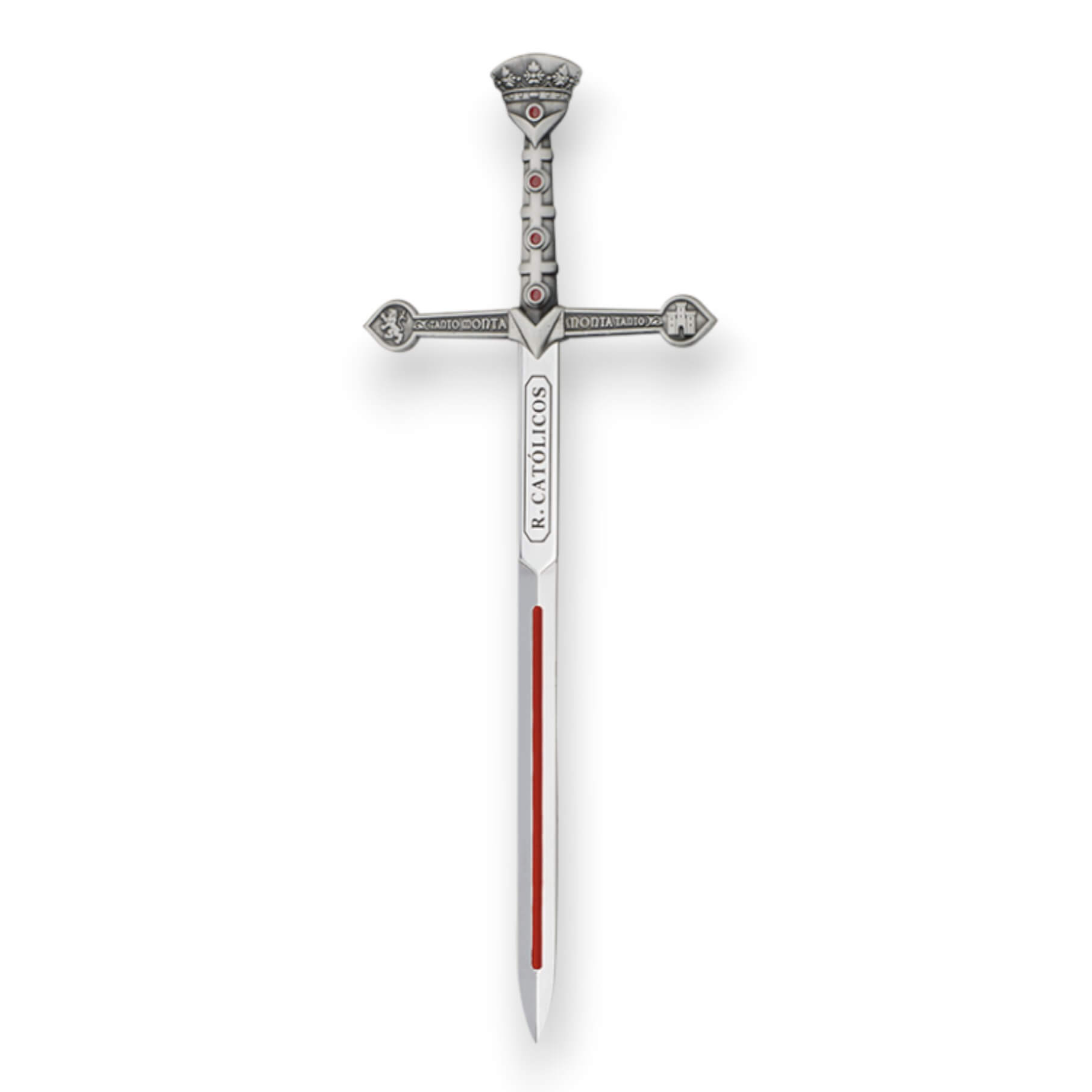 Mini-épée des Rois Catholiques en zamak, avec une lame de 12,2 cm...