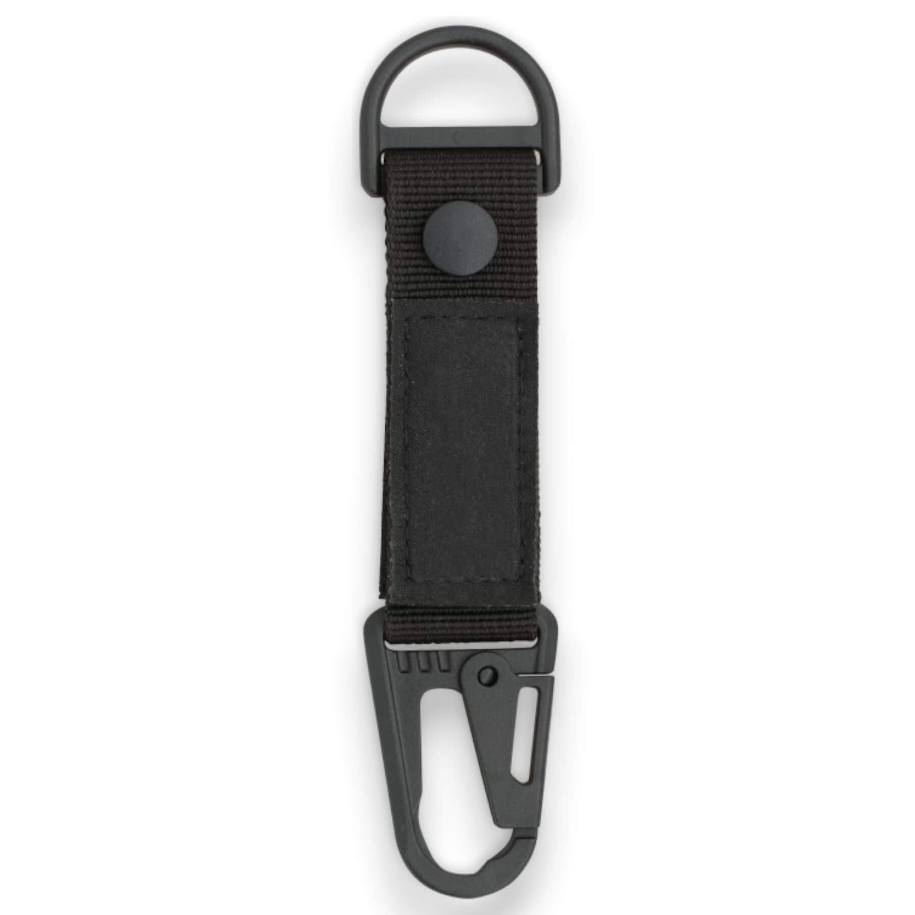 Porte-clés avec mousqueton noir